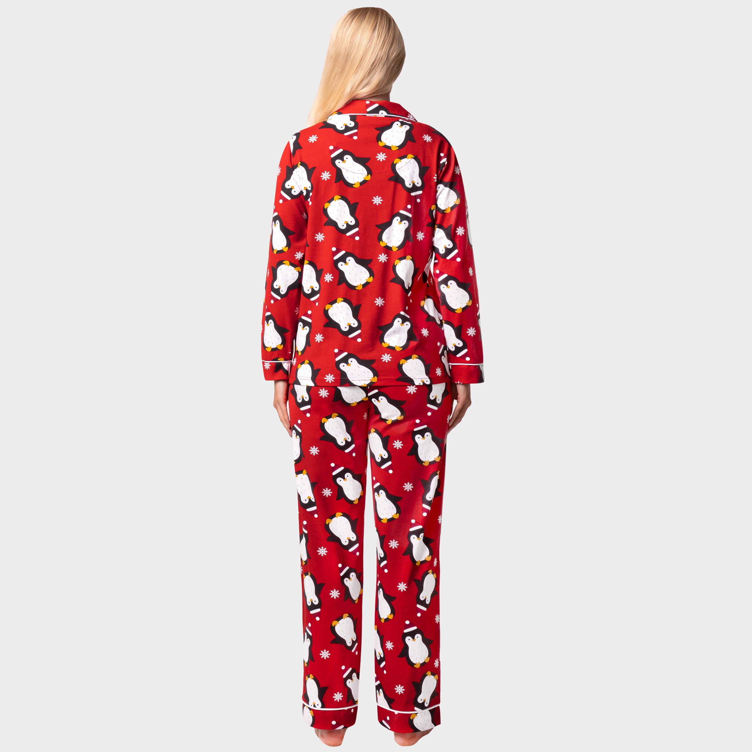 Harry Bear Womens Penguin Christmas Pyjamas