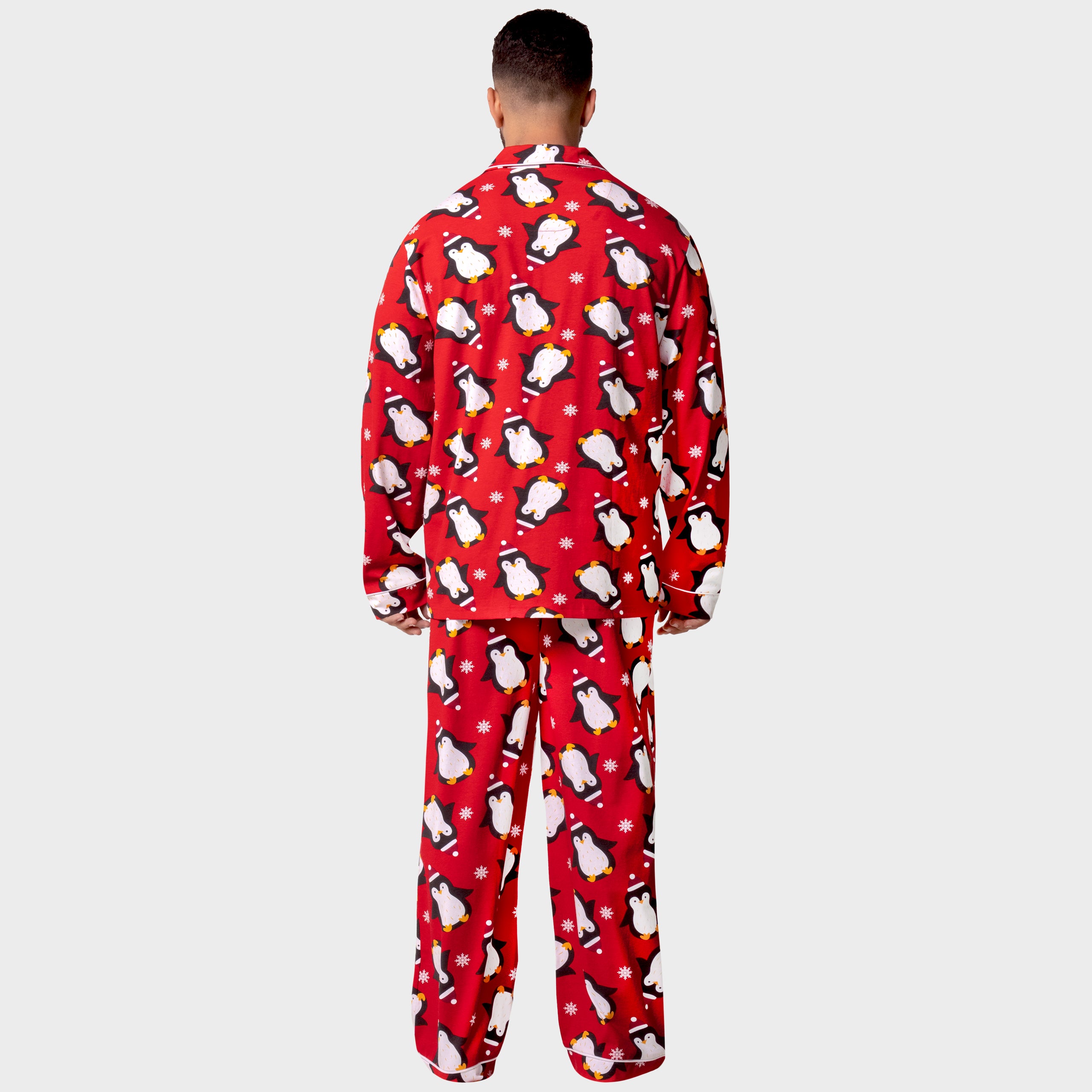 Harry Bear Mens Penguin Christmas Pyjamas