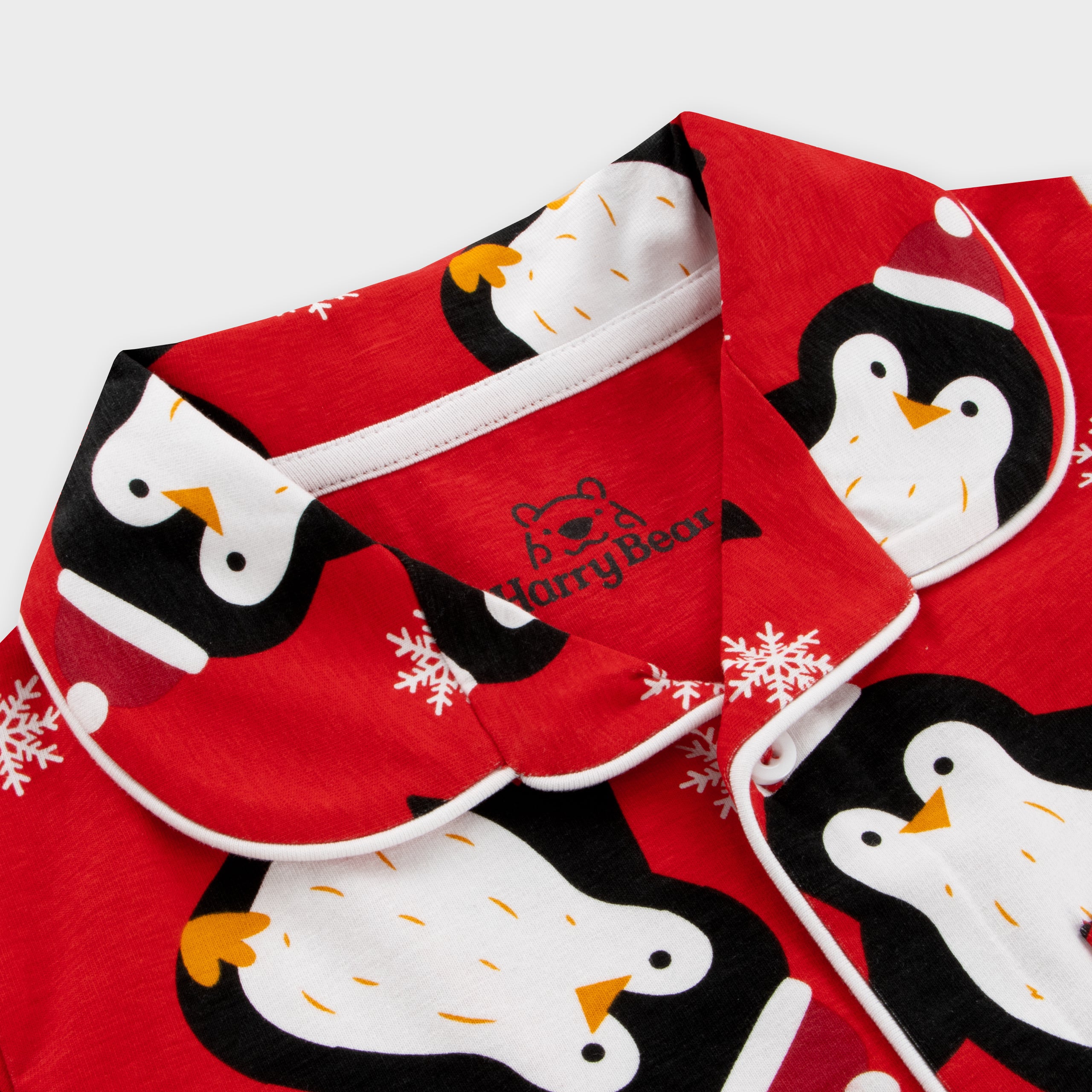 Harry Bear Mens Penguin Christmas Pyjamas
