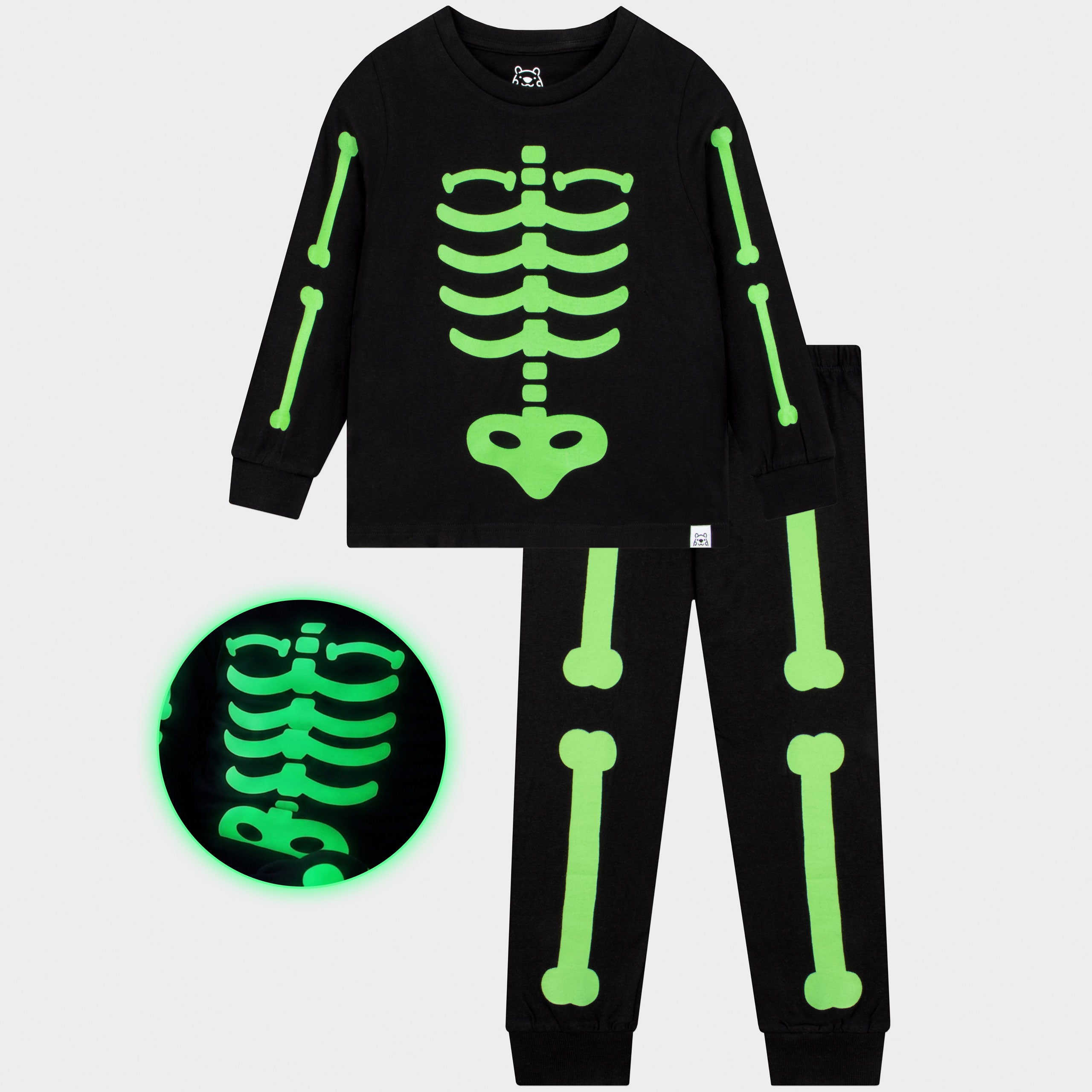 Harry Bear Glow in the Dark Skeleton Pyjamas