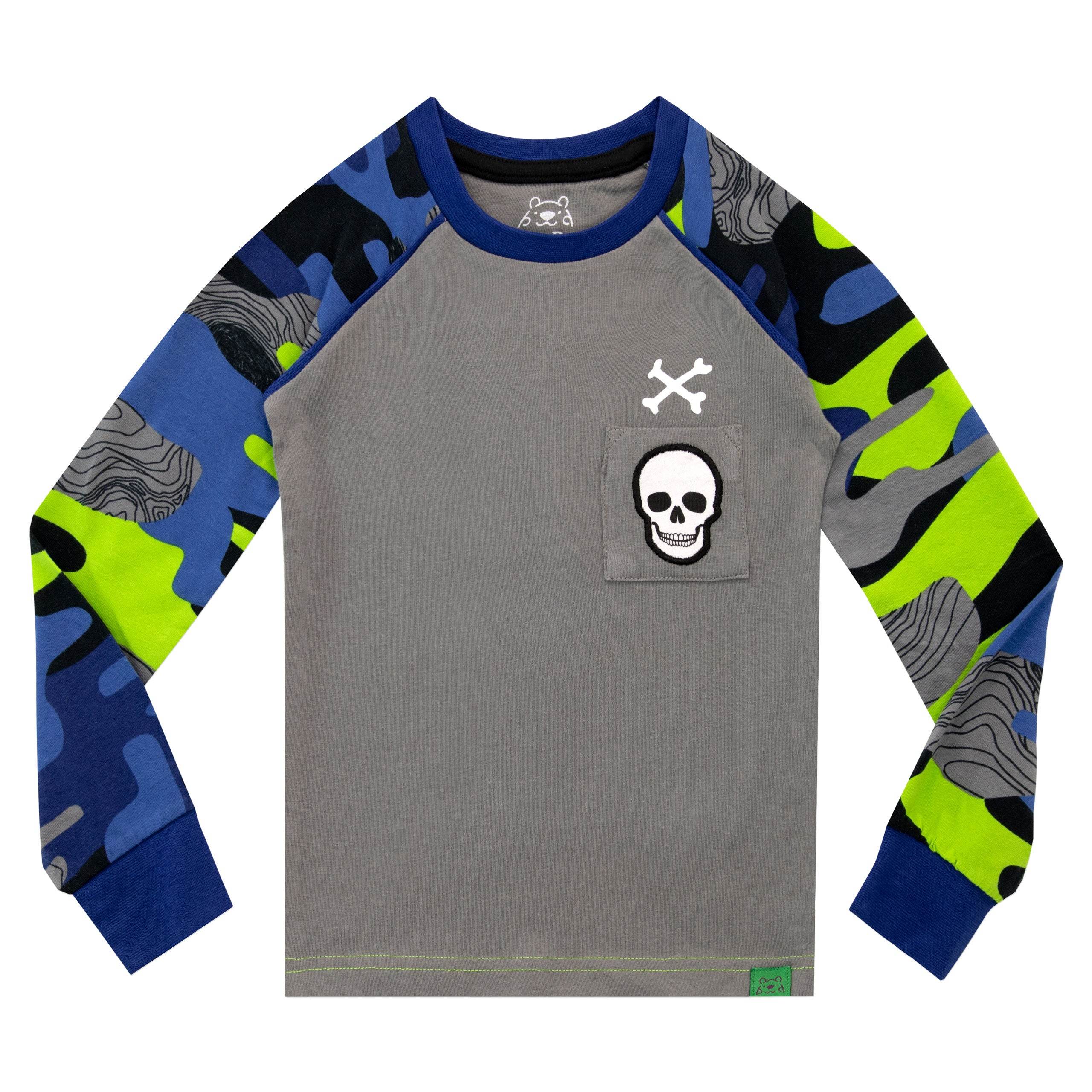 Harry Bear Camouflage Skull Snuggle Fit Pyjamas - Character.com