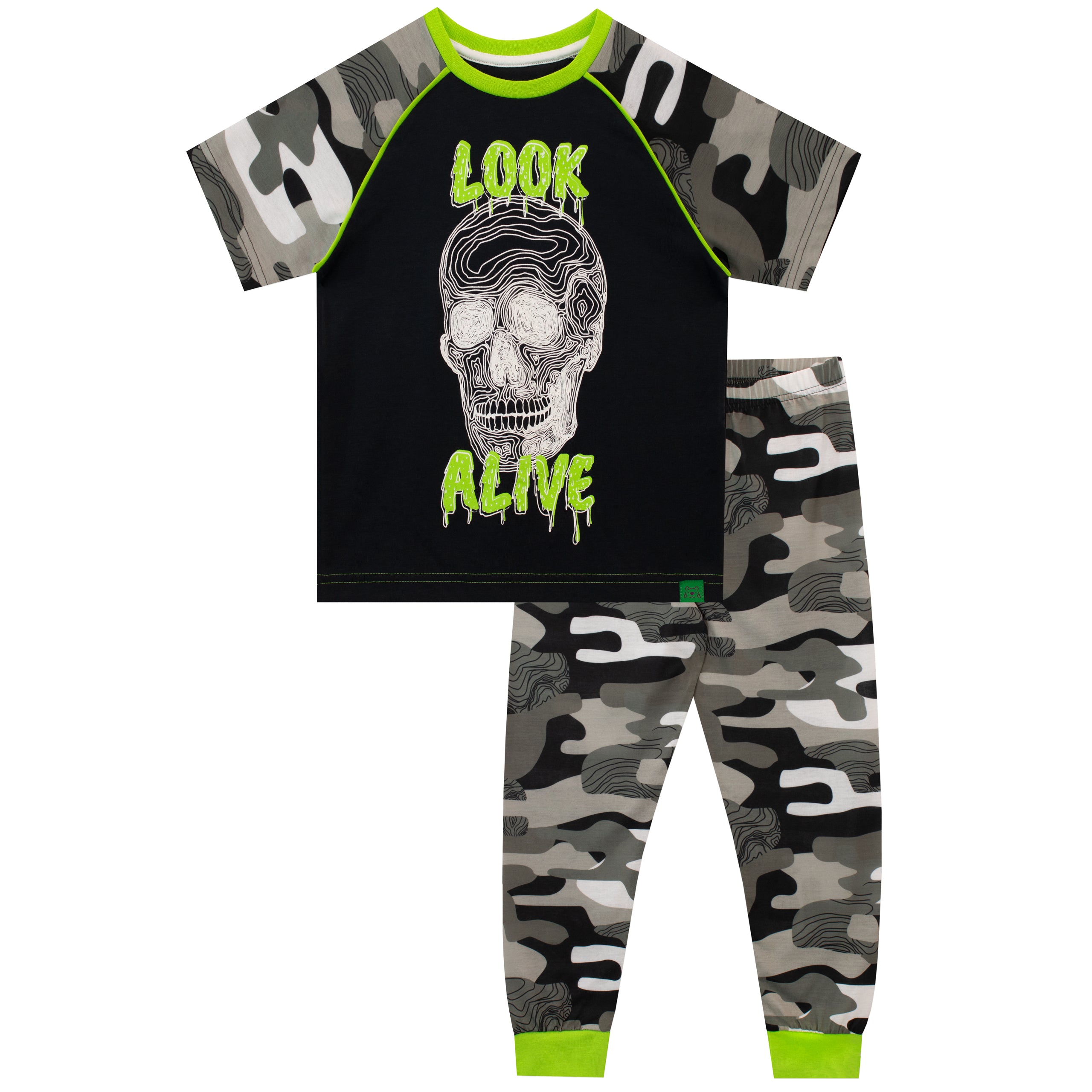 Harry Bear Skull Camouflage Pyjamas