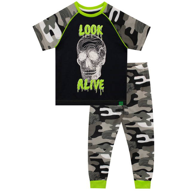 Harry Bear Skull Camouflage Pyjamas