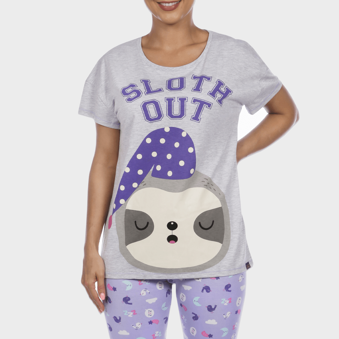 Harry Bear Womens Sloth Pyjamas – Character.com