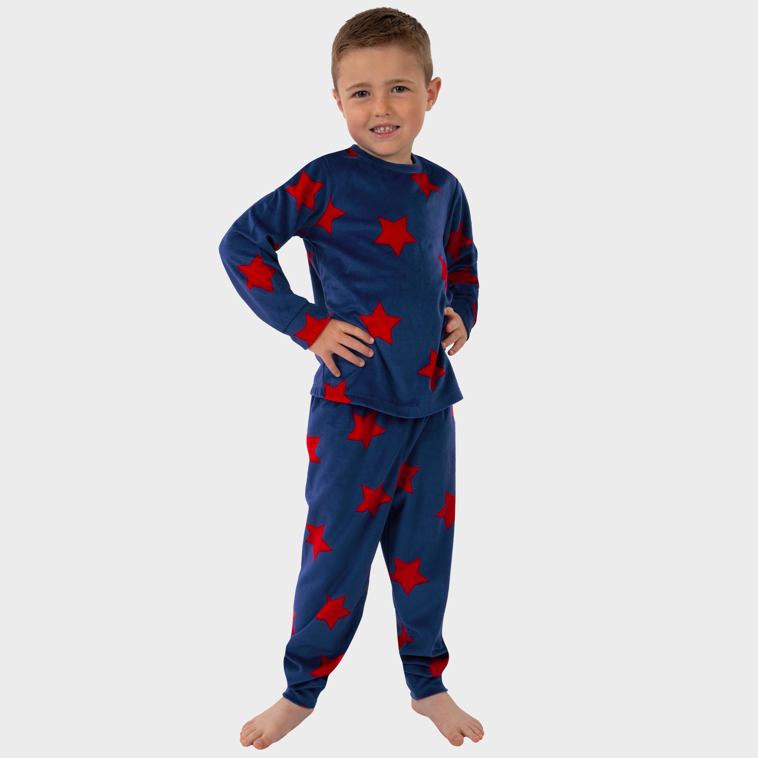 Harry Bear Stars Fleece Pyjamas