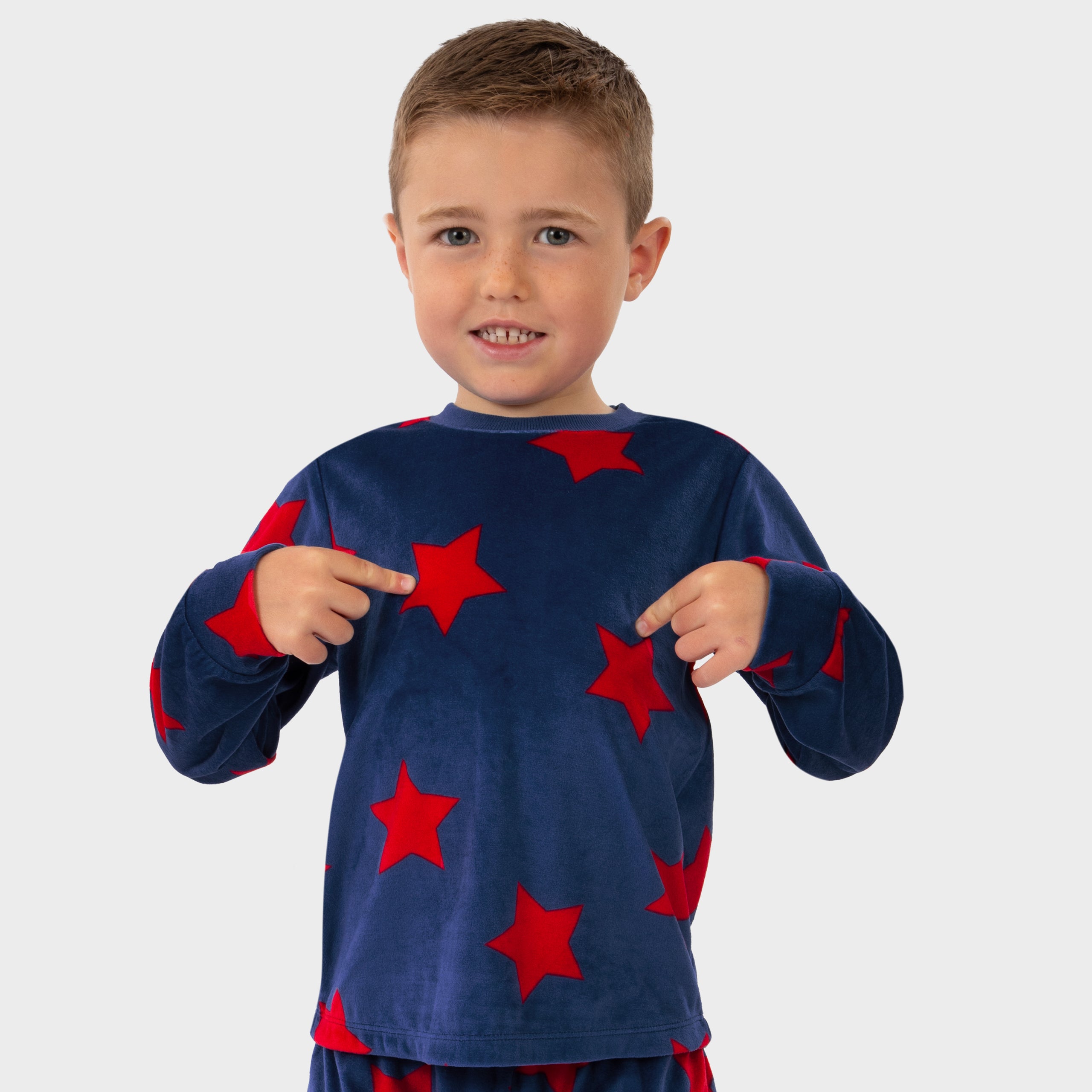 Harry Bear Stars Fleece Pyjamas