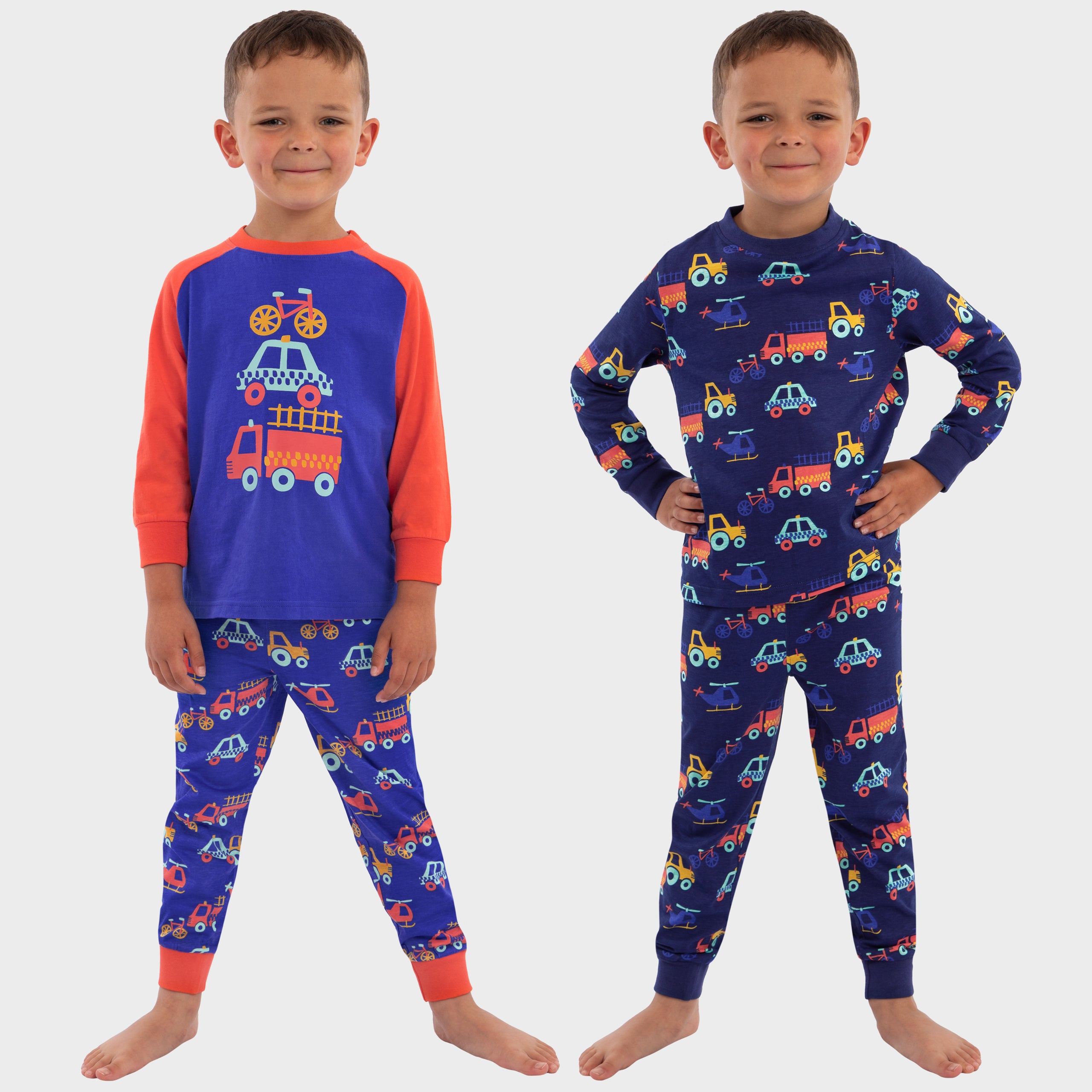 Harry Bear Transport Pyjamas - 2 Pack