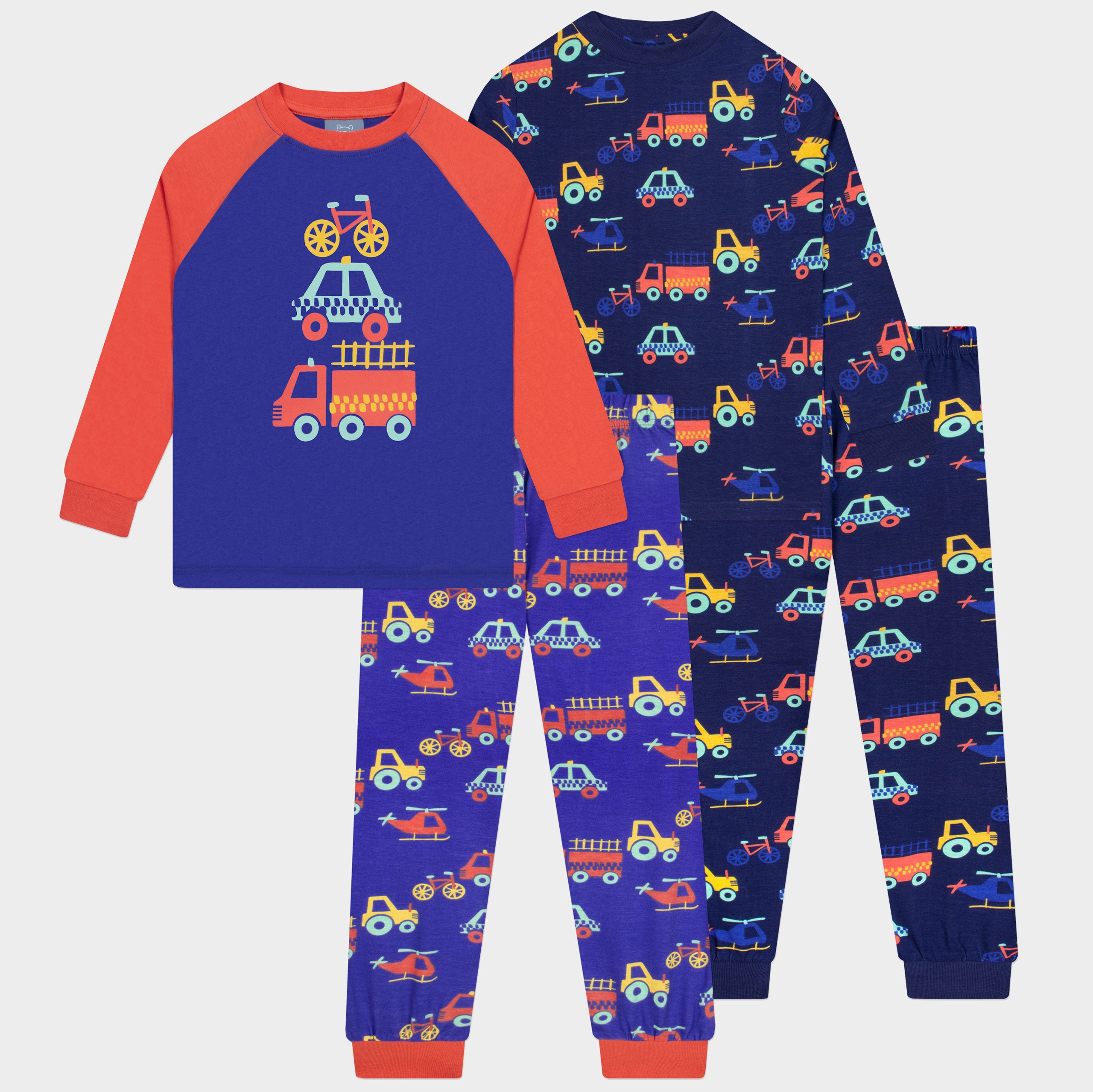Harry Bear Transport Pyjamas - 2 Pack