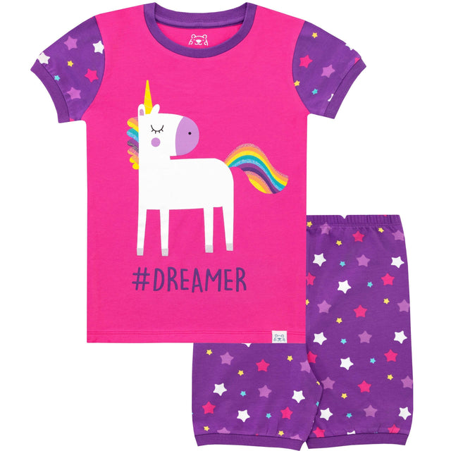 Harry Bear Glitter Unicorn Short Pyjamas - Character.com