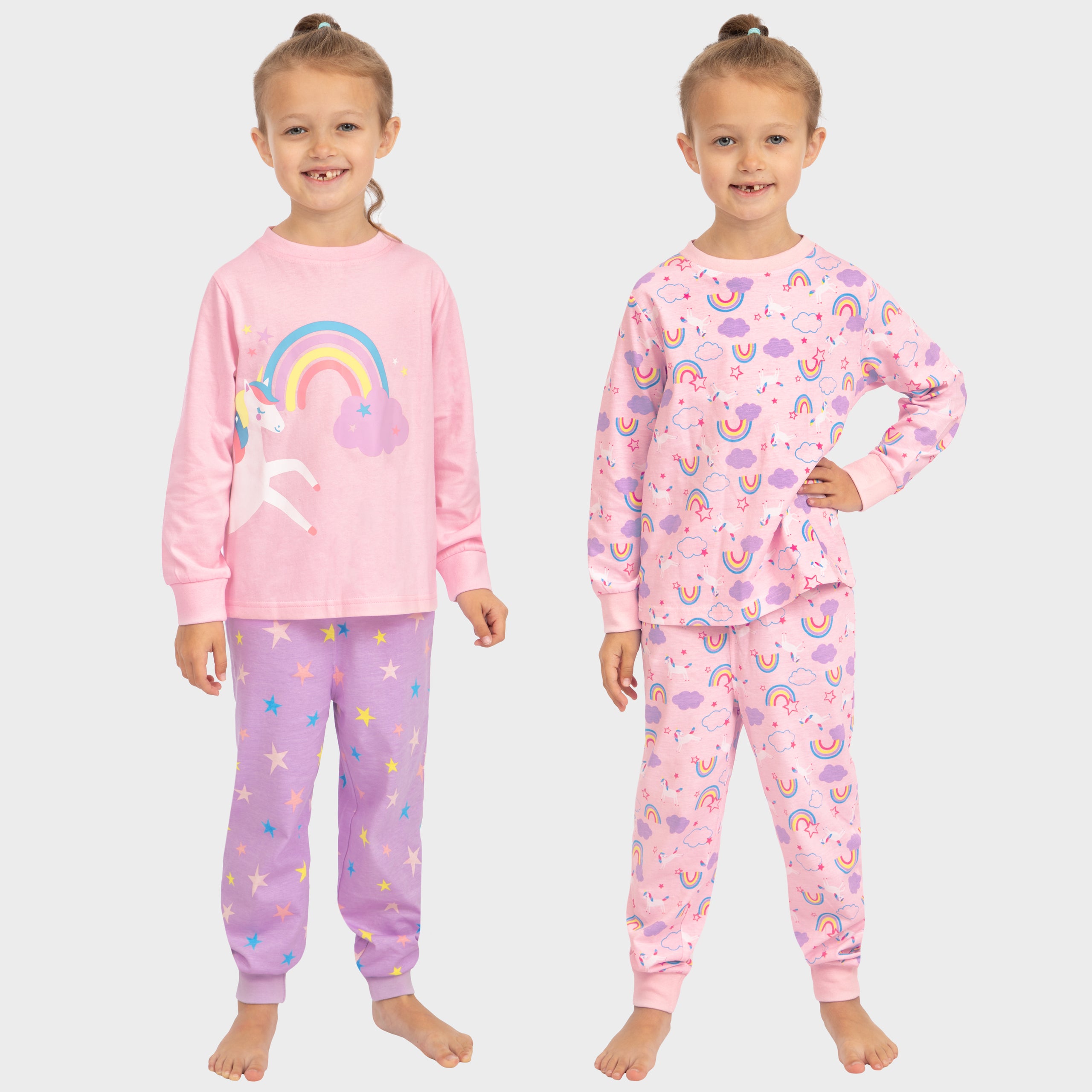Harry Bear Unicorn Pyjamas - 2 Pack