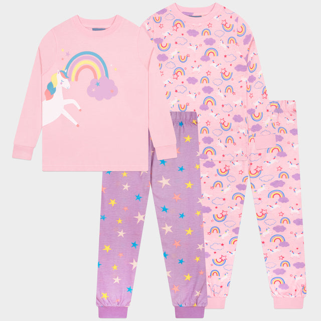 Harry Bear Unicorn Pyjamas - 2 Pack