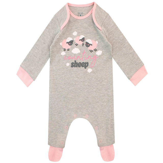Harry Bear Girls Counting Sheep Sleepsuit - Character.com