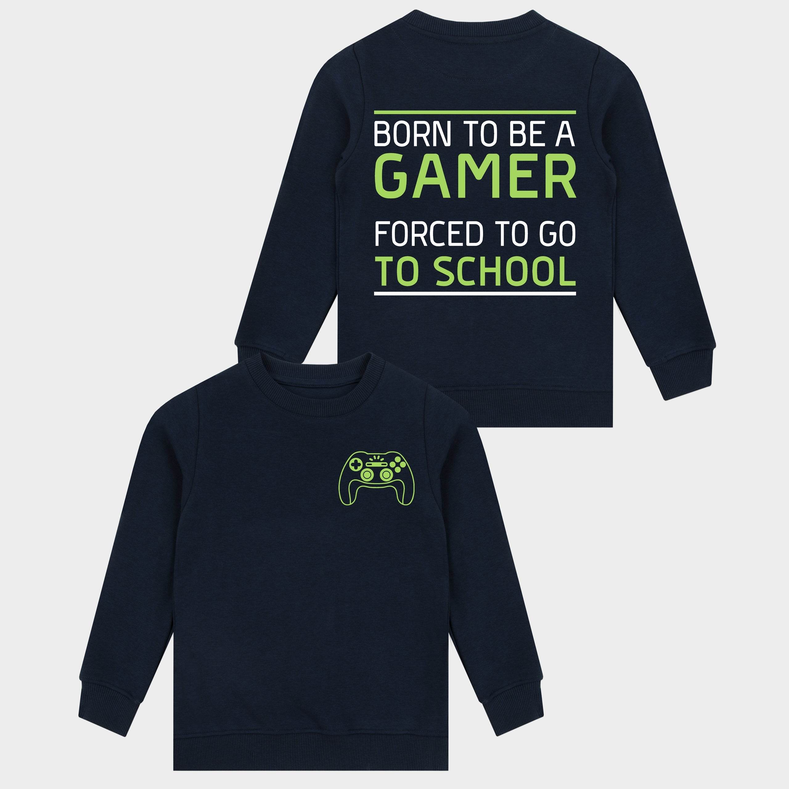 Harry Bear Gaming Sweatshirt - Born To Be A Gamer - Character.com