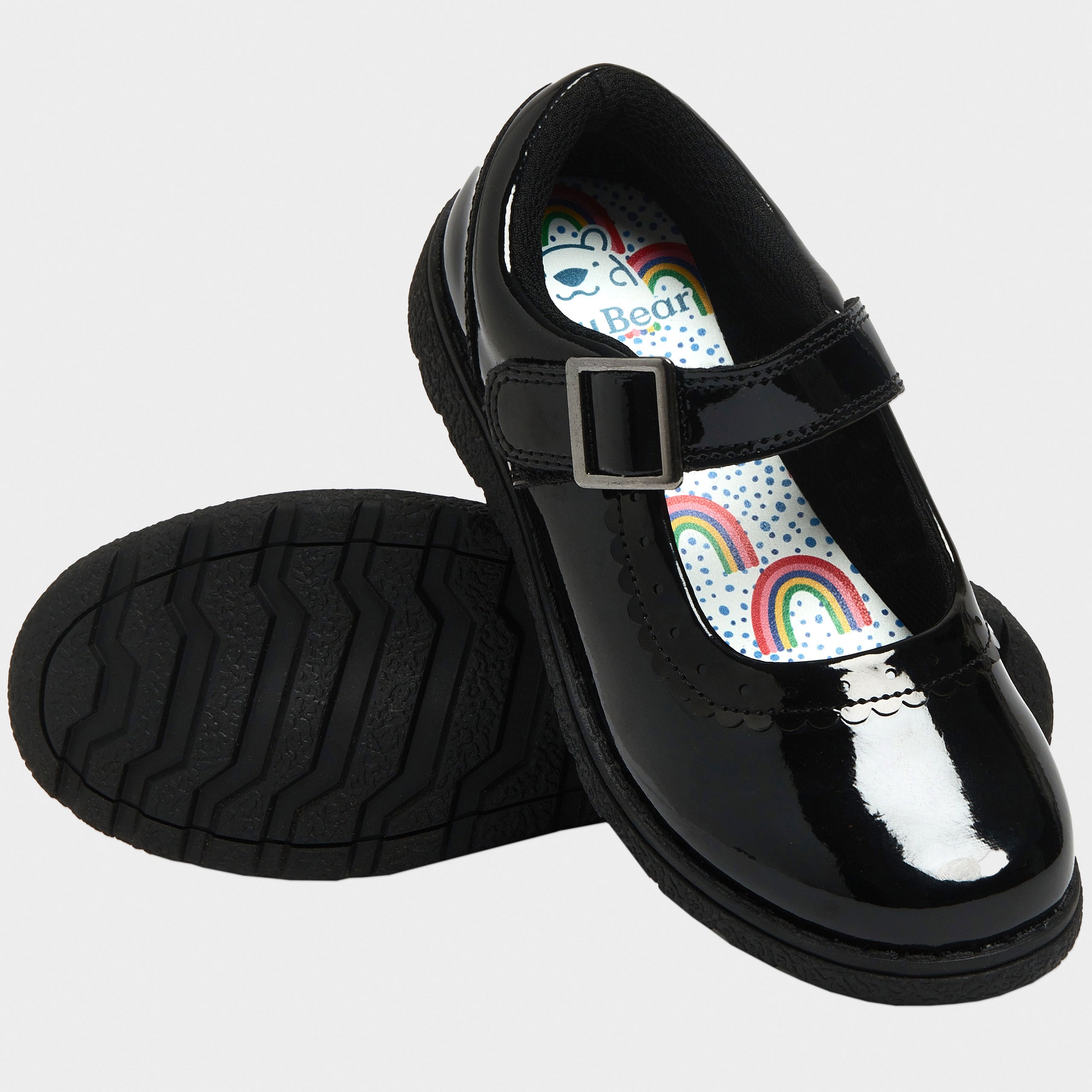 Harry Bear Rainbow School Shoes