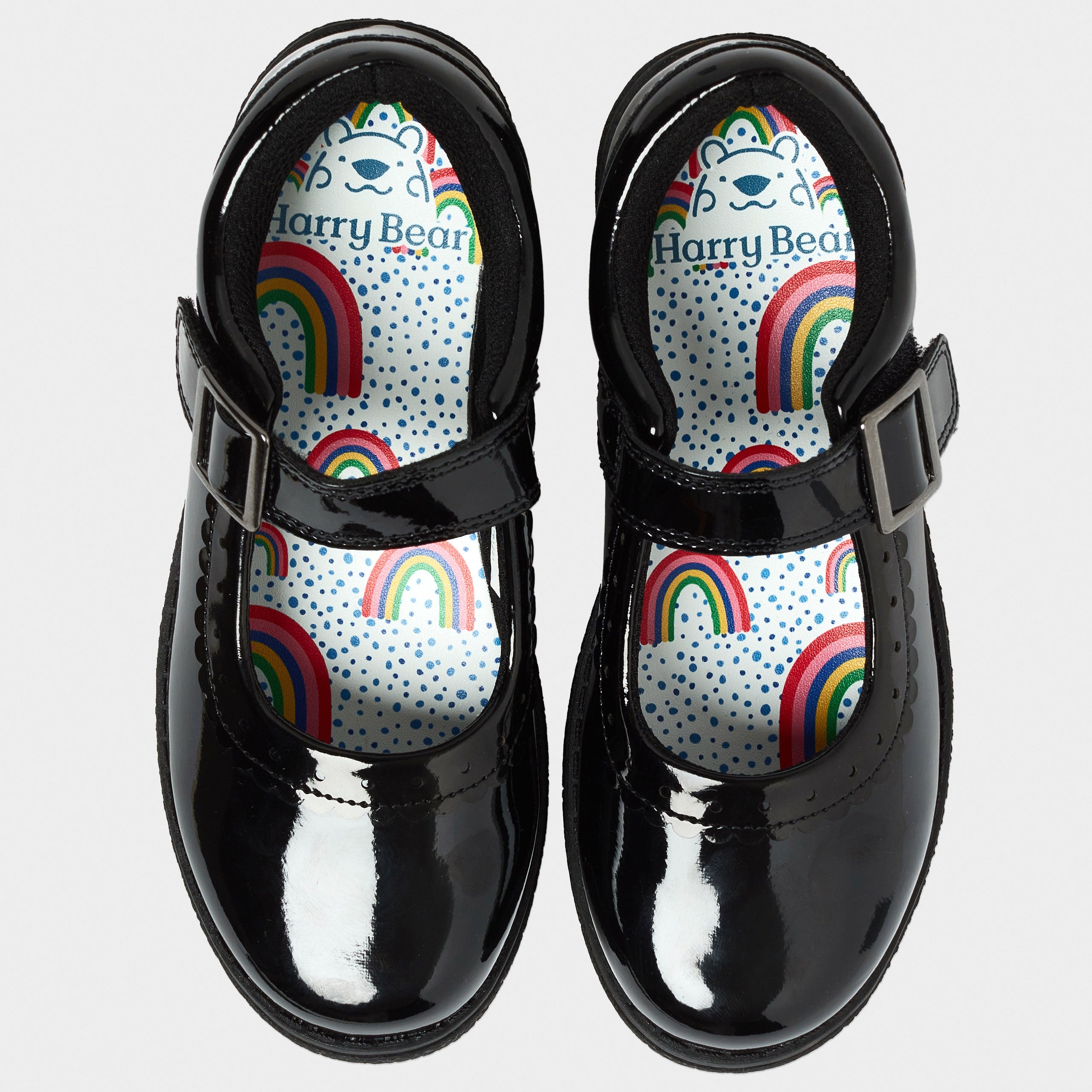 Harry Bear Rainbow School Shoes