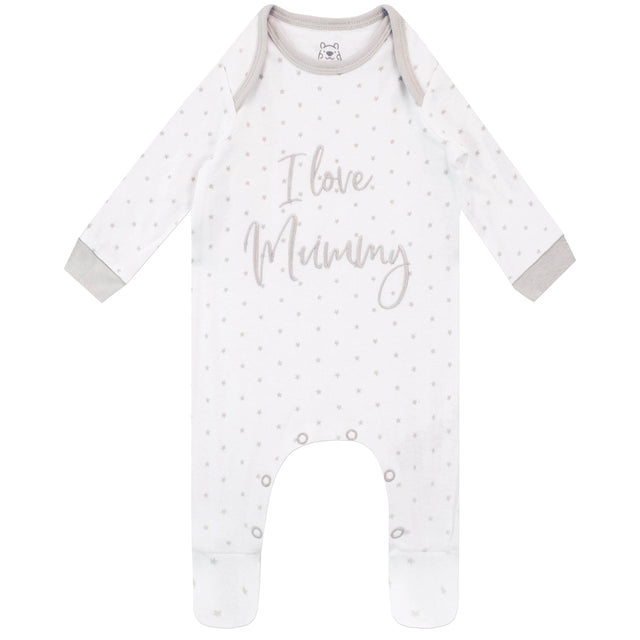Harry Bear Baby I Love Mummy Sleepsuit - Character.com