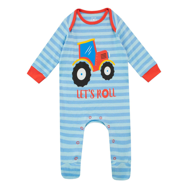 Harry Bear Baby Tractor Sleepsuit - Character.com