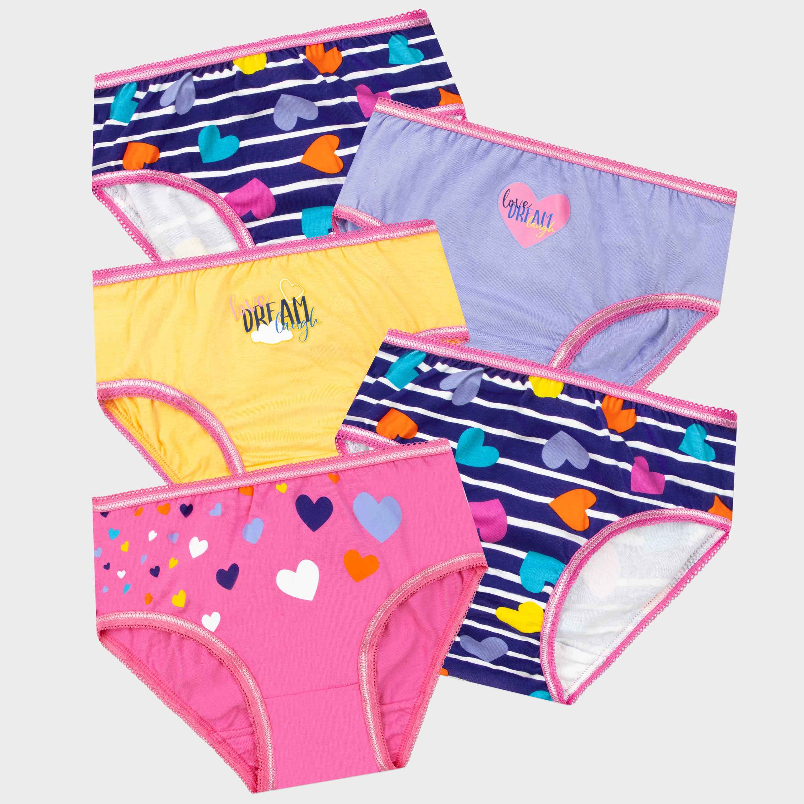 Harry Bear Girls Underwear - 5 Pack