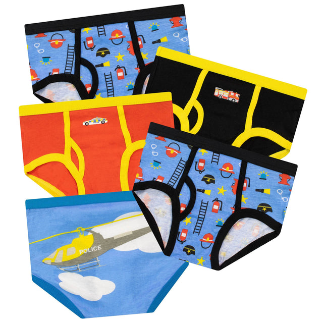 Harry Bear Rescue Vehicle Underwear Pack of 5 - Character.com