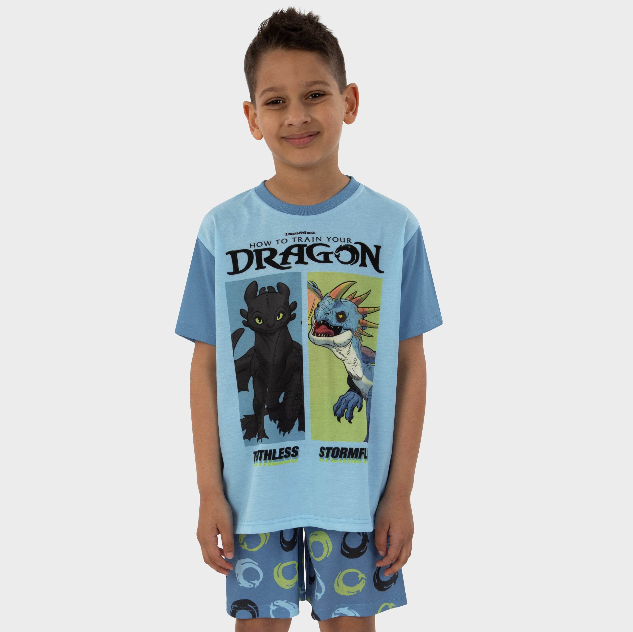 How To Train Your Dragon Short Boys Pyjamas - Character.com
