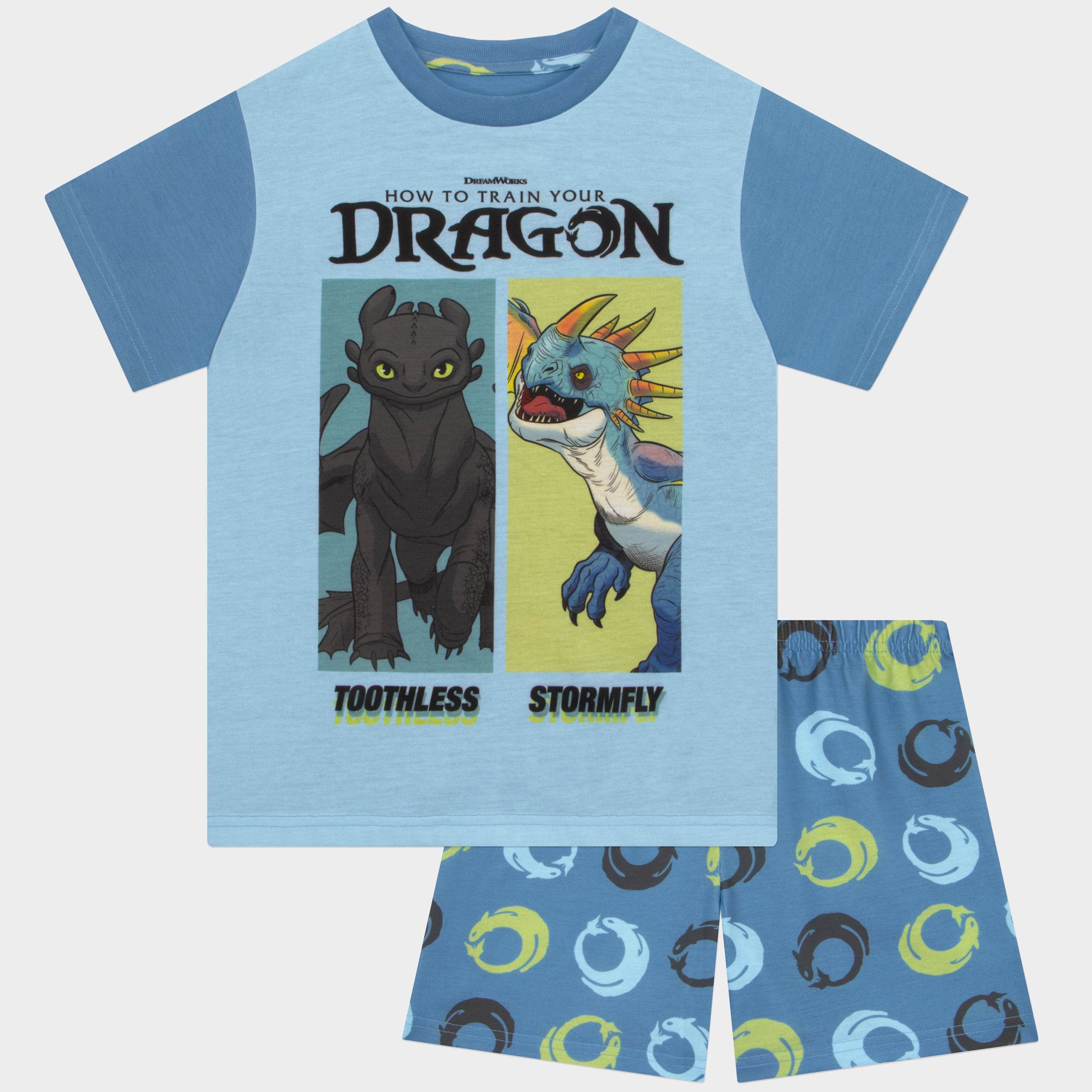 How To Train Your Dragon Short Boys Pyjamas - Character.com