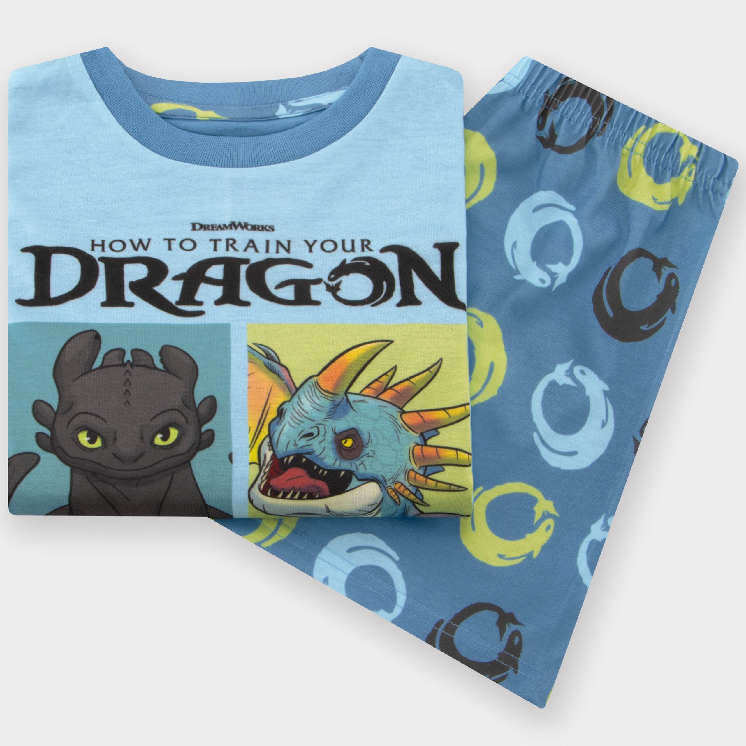 How To Train Your Dragon Short Boys Pyjamas - Character.com