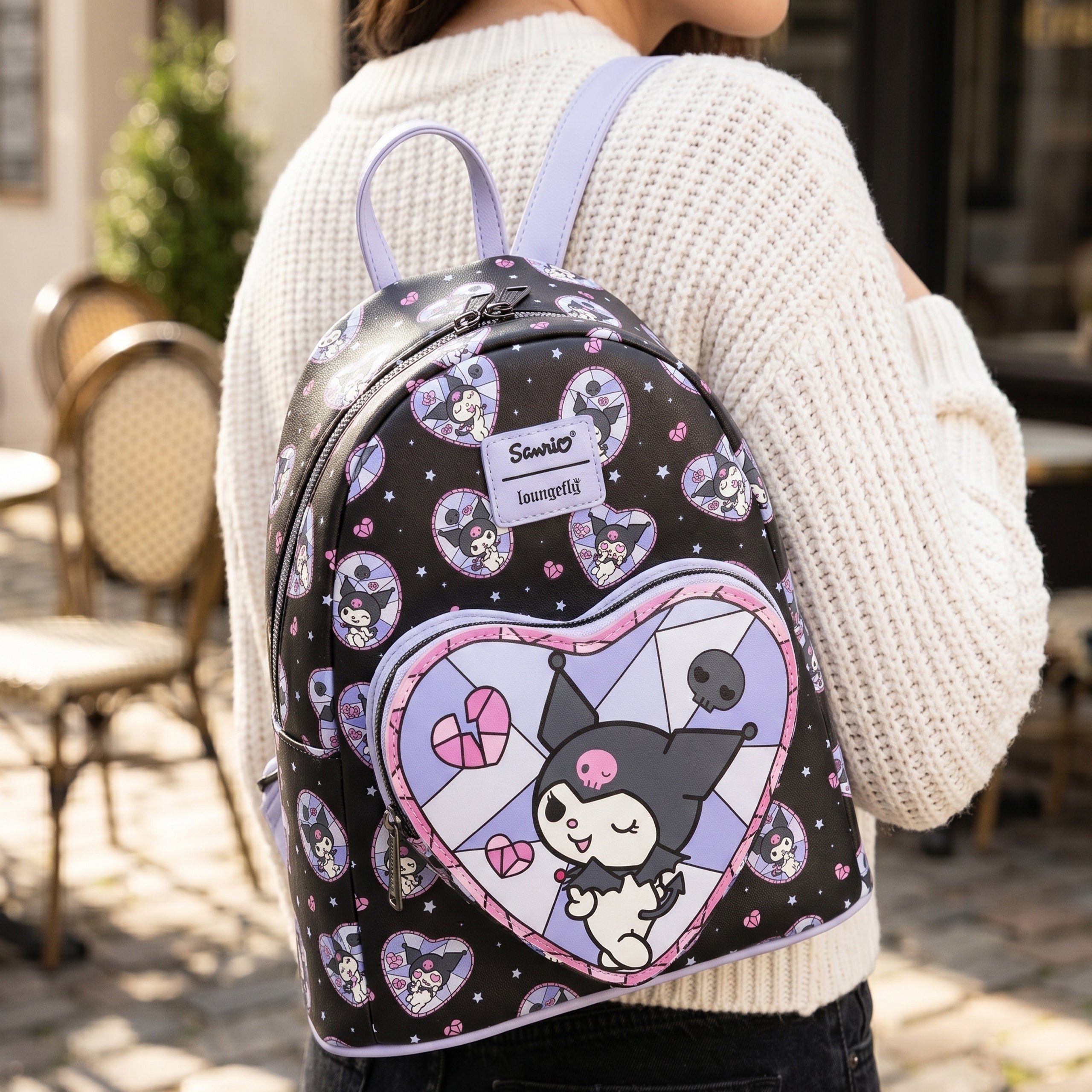 Hello Kitty Kuromi Mini Loungefly Backpack
