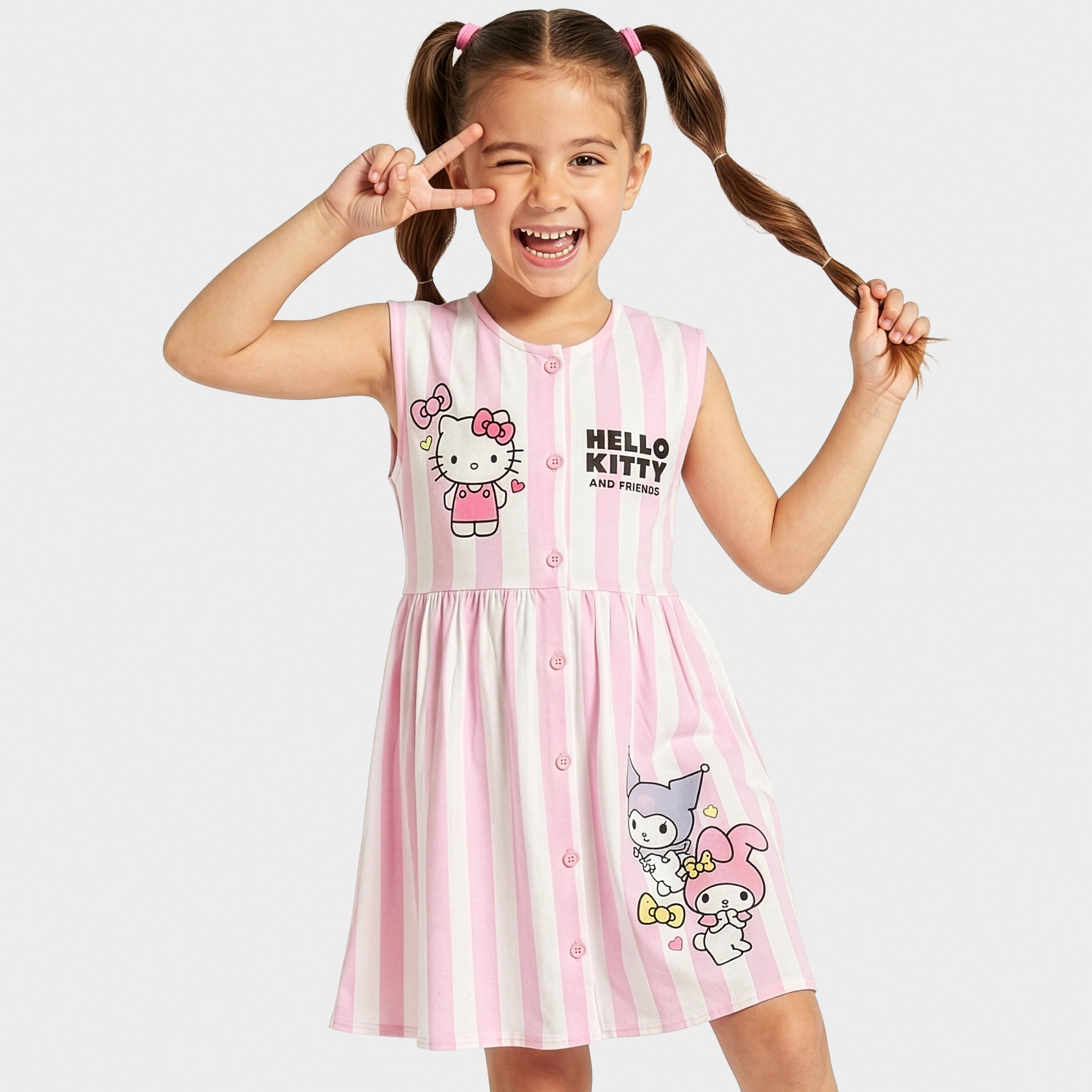 Hello Kitty and Friends Striped Dress