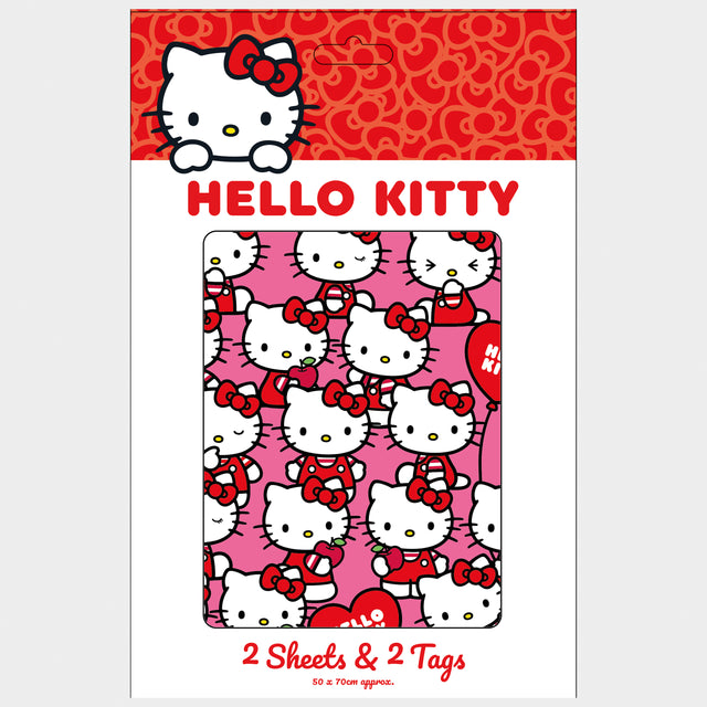 Hello Kitty Gift Wrap And Tags