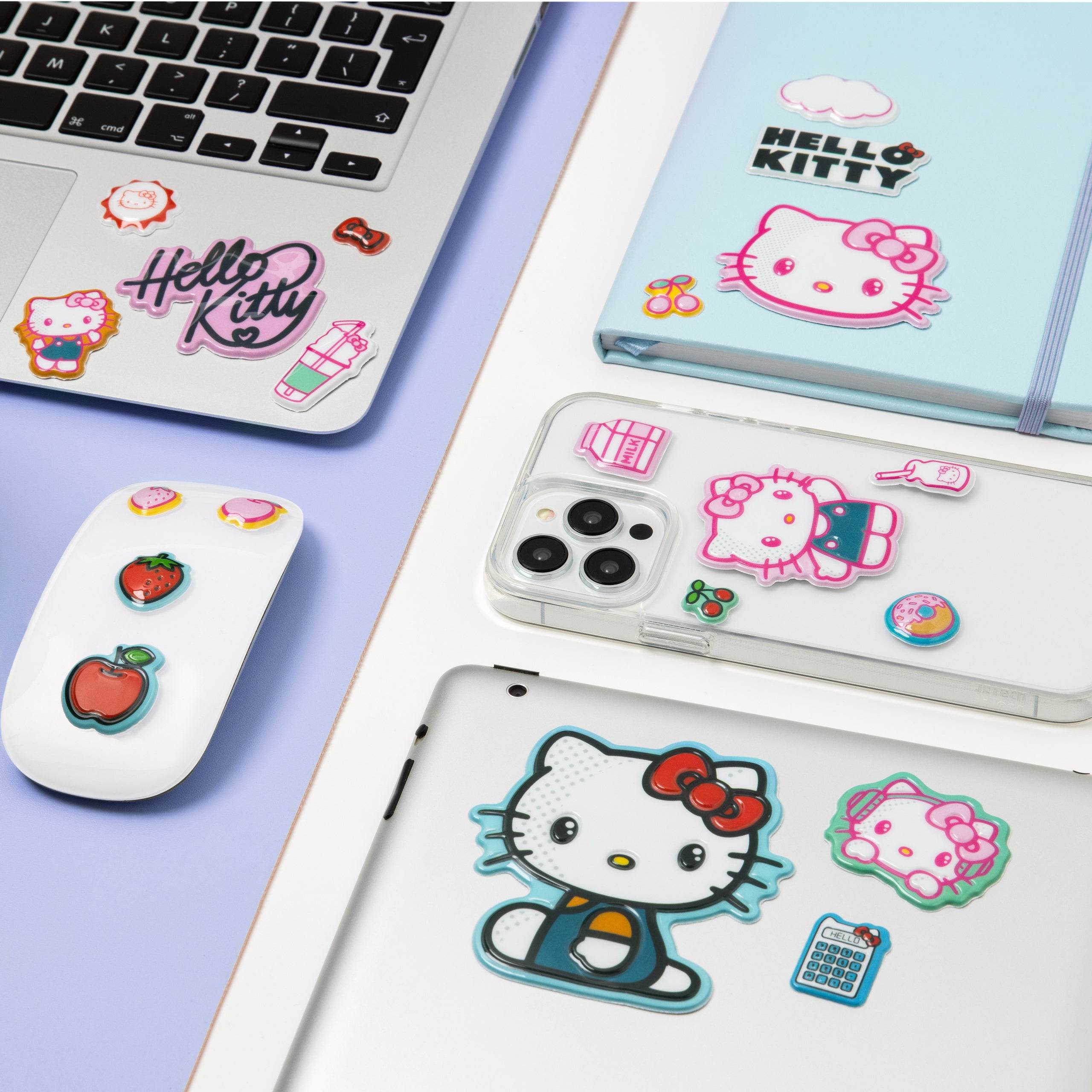 Hello Kitty Puffy Gadget Decals - Character.com