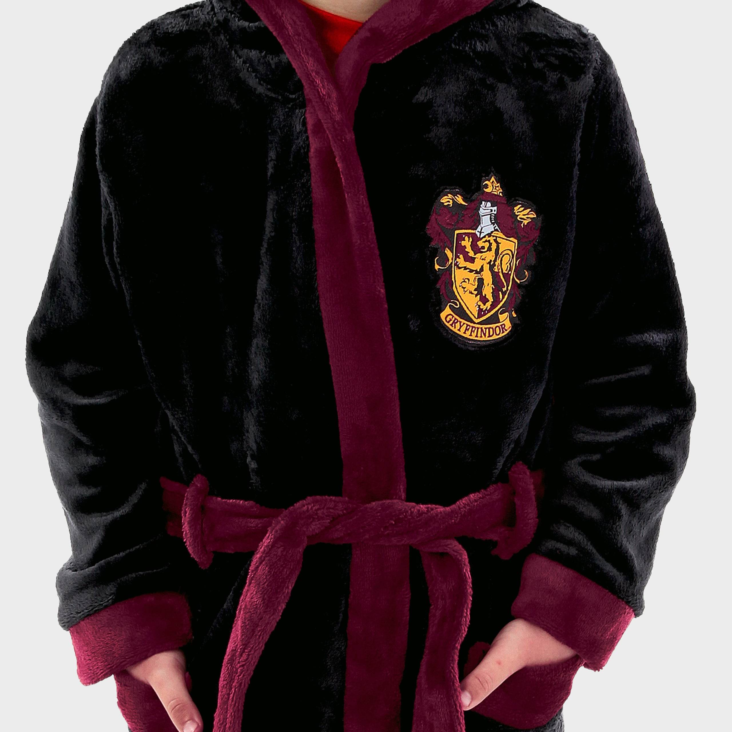 Kids Harry Potter Robe Costume - Gryffindor & Slytherin House Cloak For Halloween & Dress Up