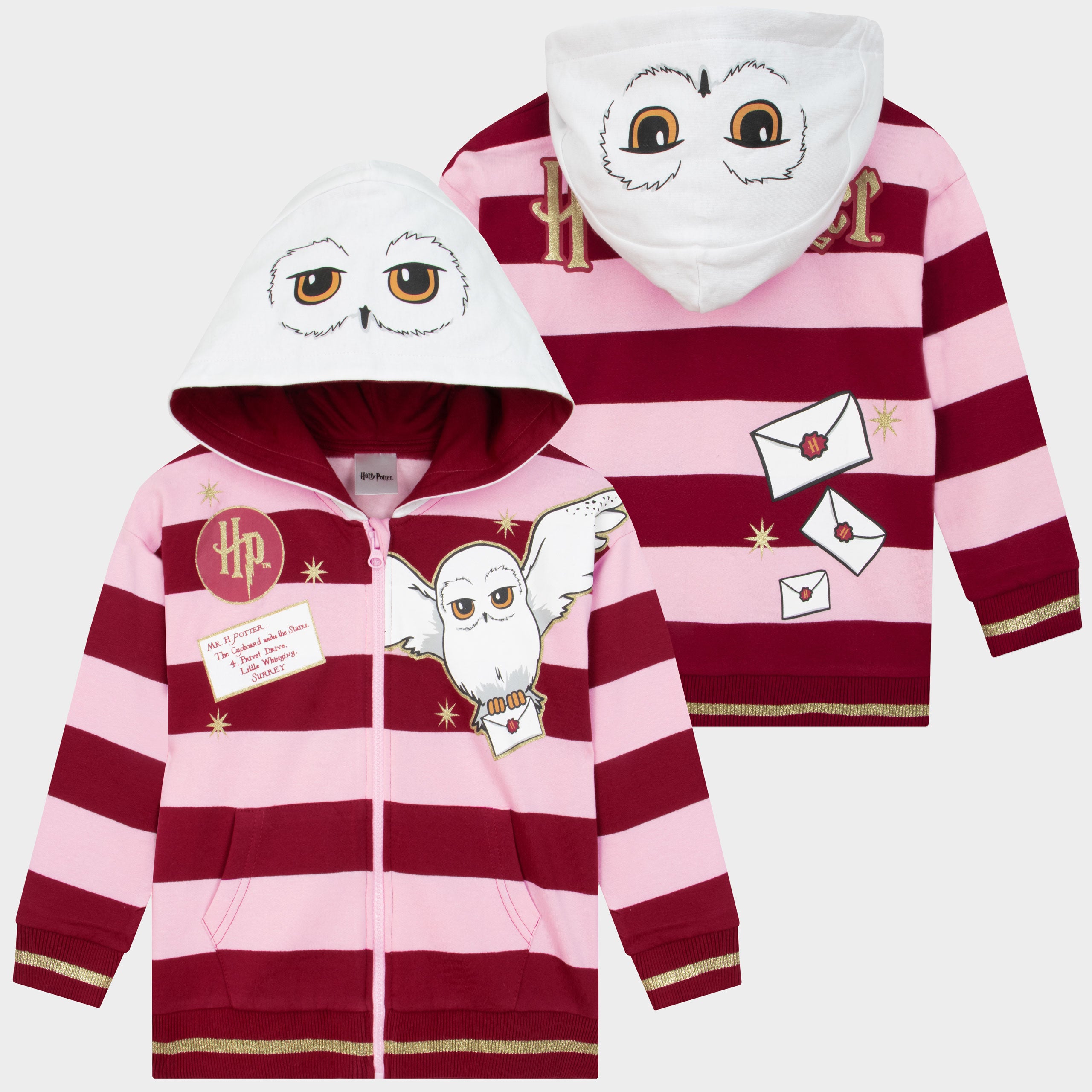 Harry Potter Zip Up Hedwig Hoodie