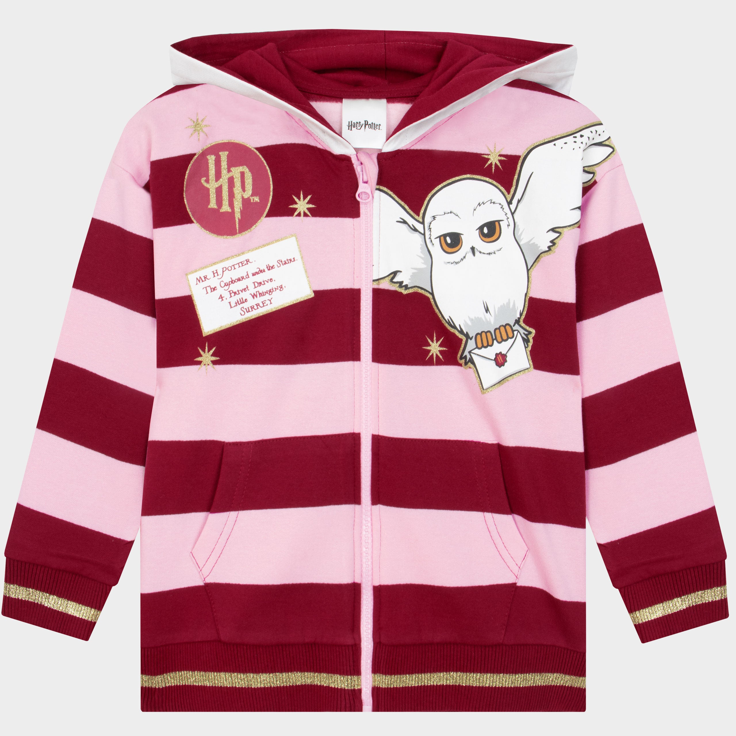 Harry Potter Zip Up Hedwig Hoodie