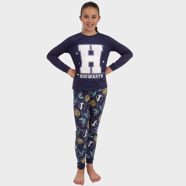 Harry Potter Long Sleeve Hogwarts Pyjamas