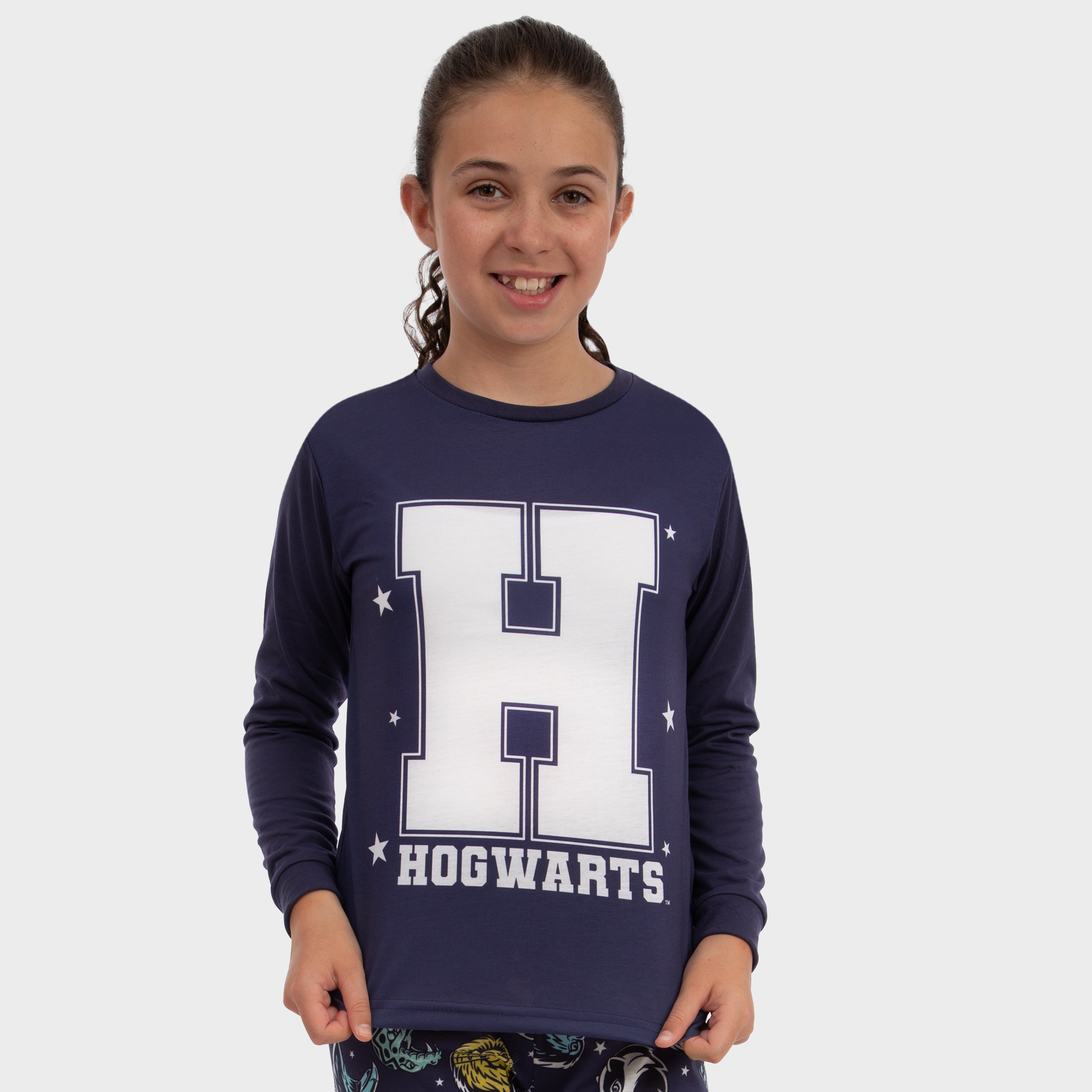 Harry Potter Long Sleeve Hogwarts Pyjamas
