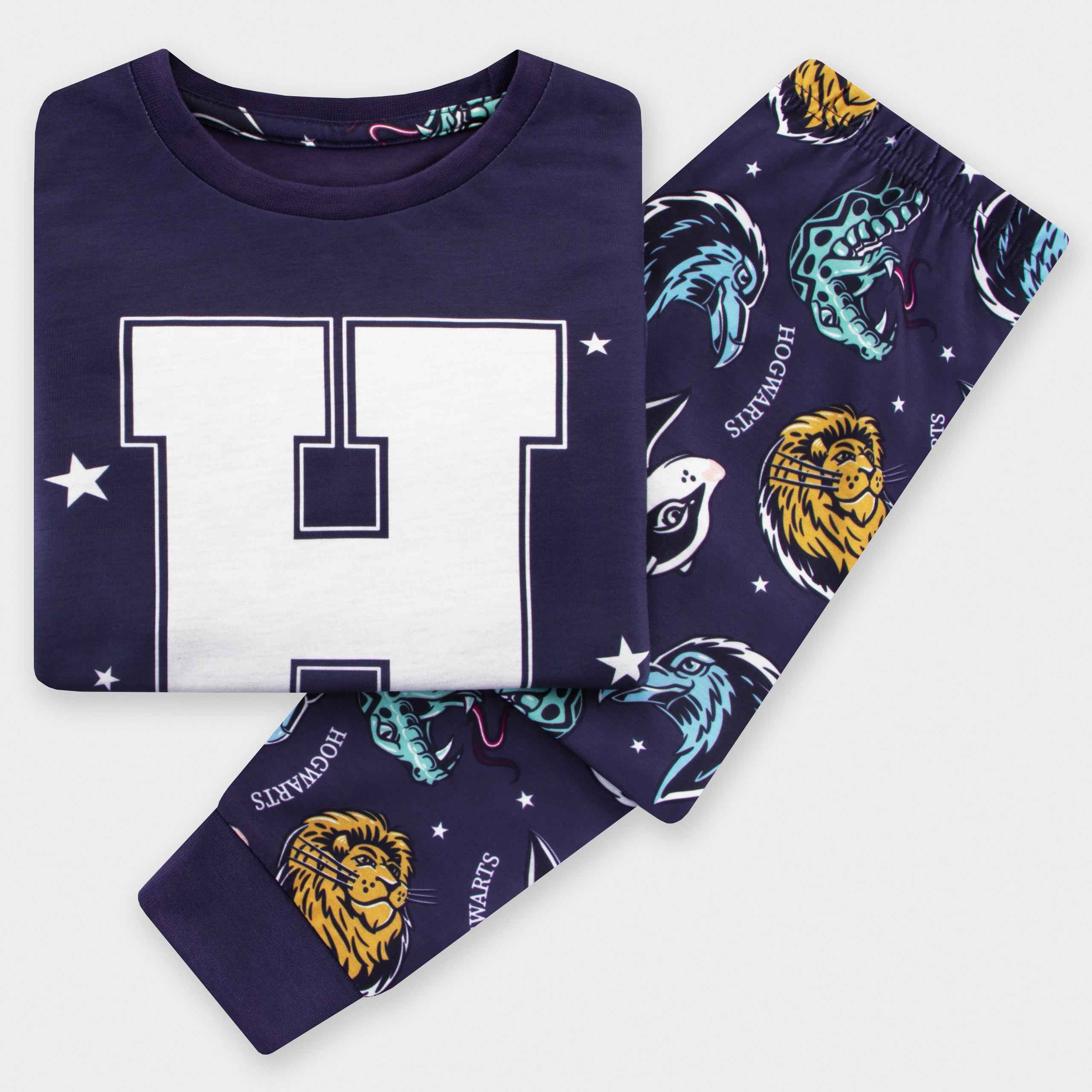 Harry Potter Long Sleeve Hogwarts Pyjamas