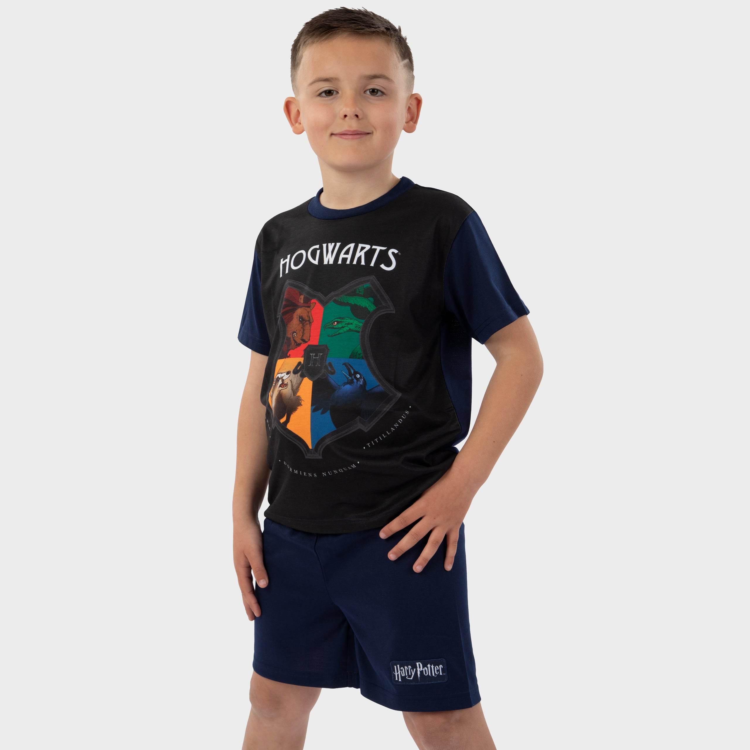 Boys Harry Potter Short Pyjamas - Hogwarts - Character.com