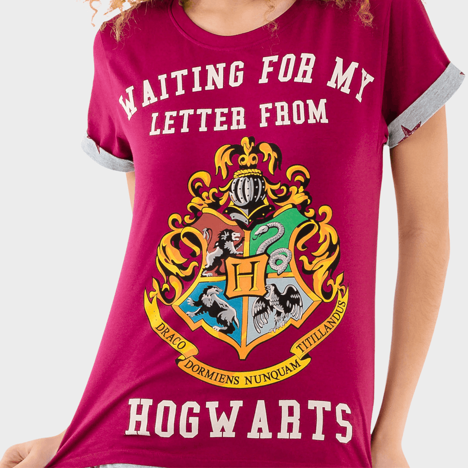 Harry Potter Hogwarts Matching Ladies And Girls Long Pyjama Set