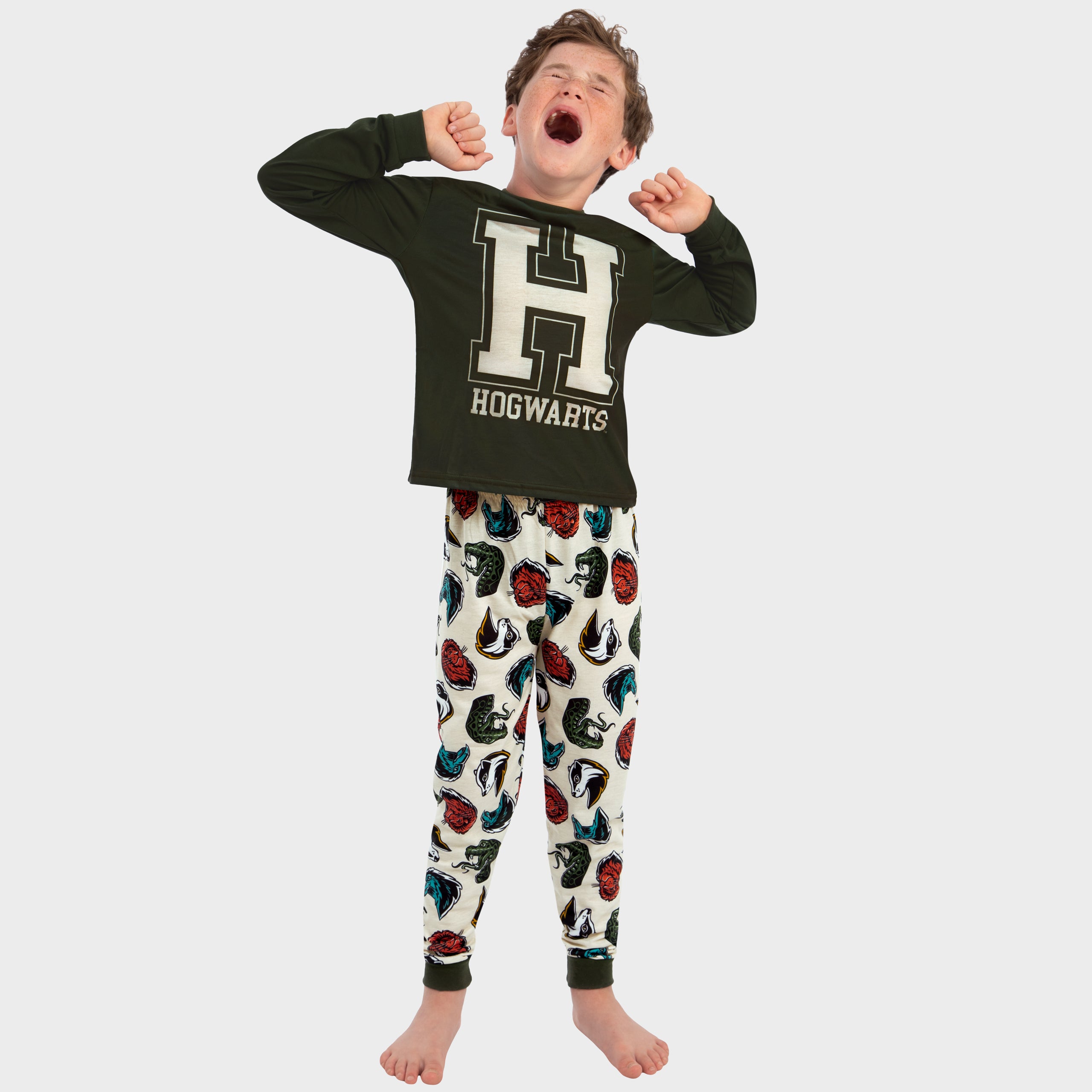 Harry Potter Long Sleeve Pyjamas - Hogwarts