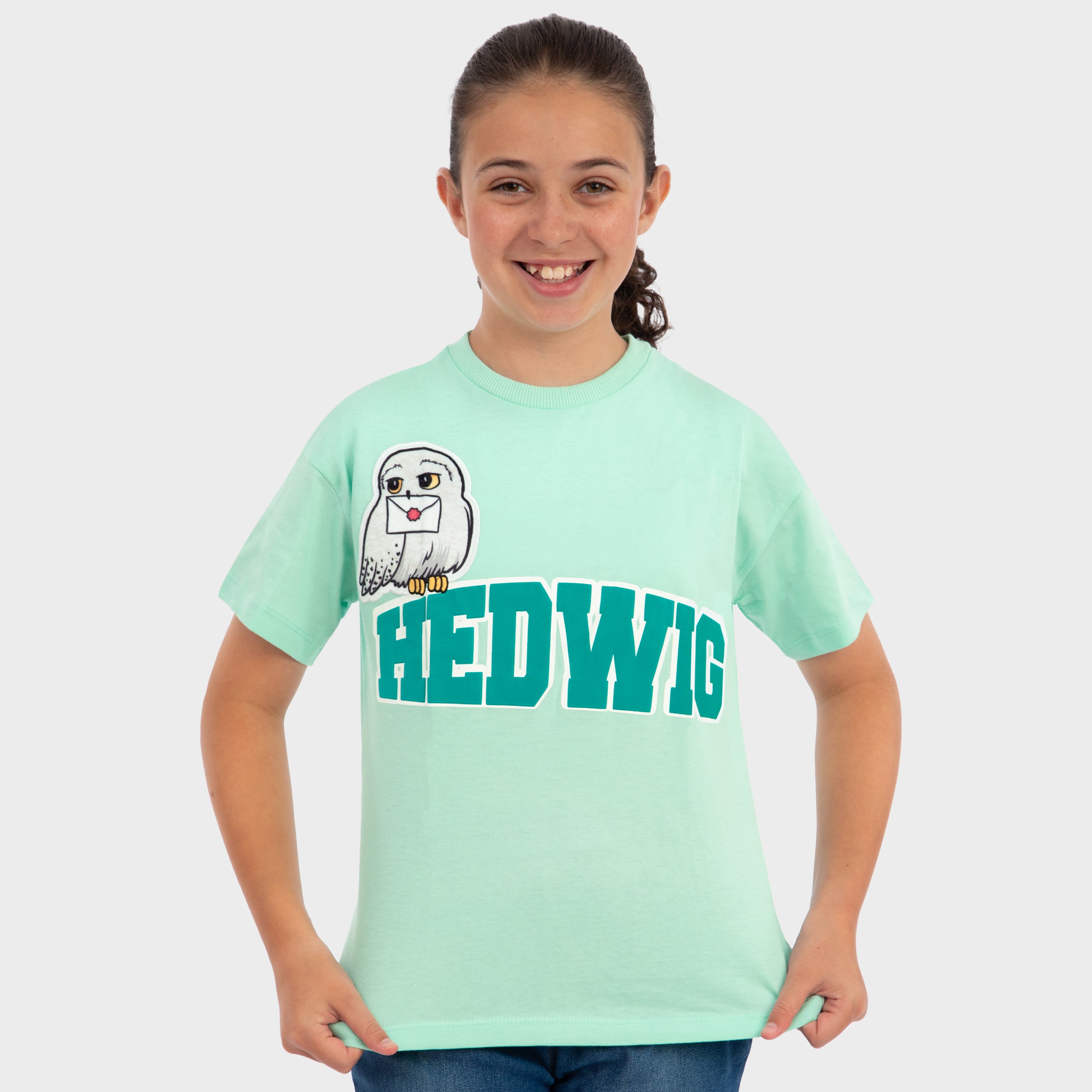 Harry Potter Short Sleeve Hedwig Boxy T-shirt