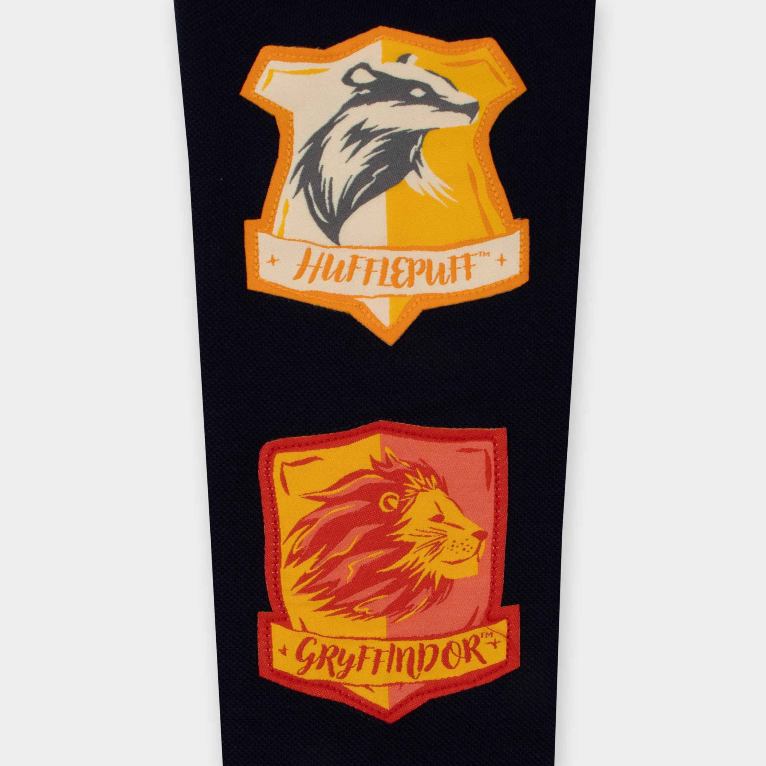 Harry Potter Long Sleeve Polo Shirt - Hogwarts Houses