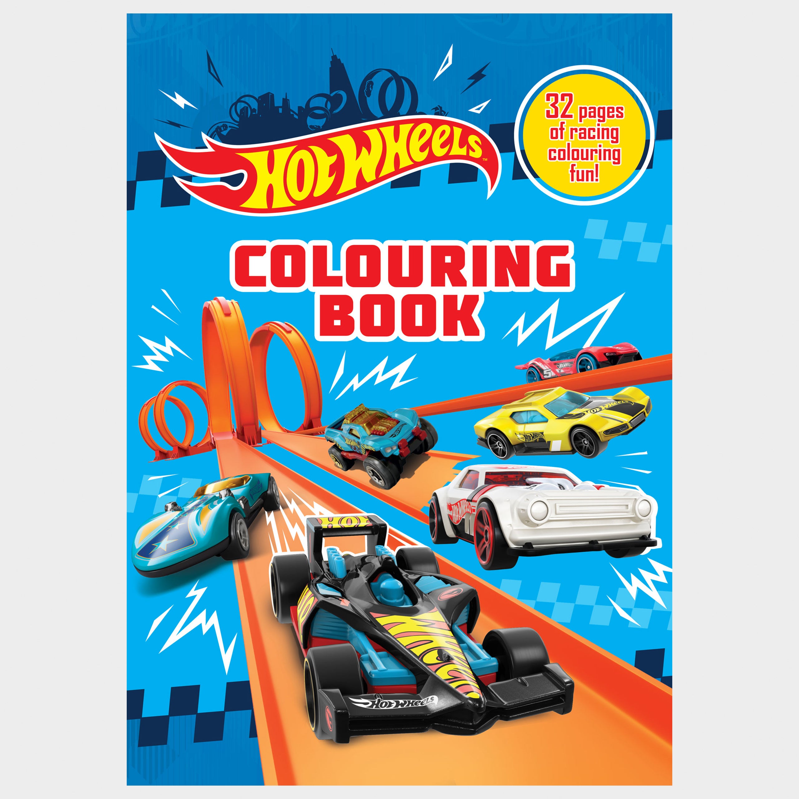 Hot Wheels Colouring Book