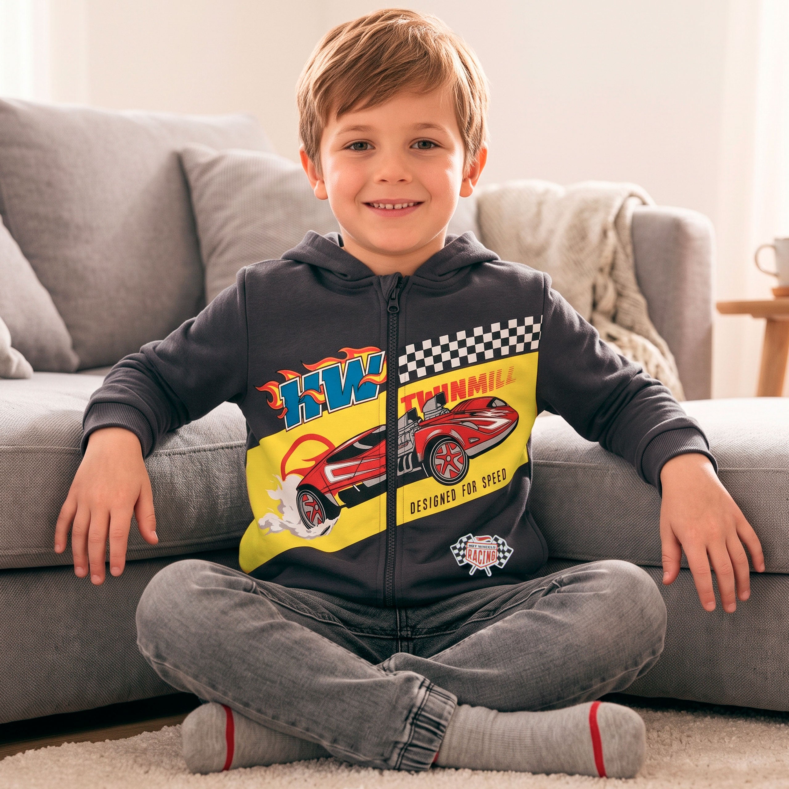 Hot Wheels Zip Up Hoodie