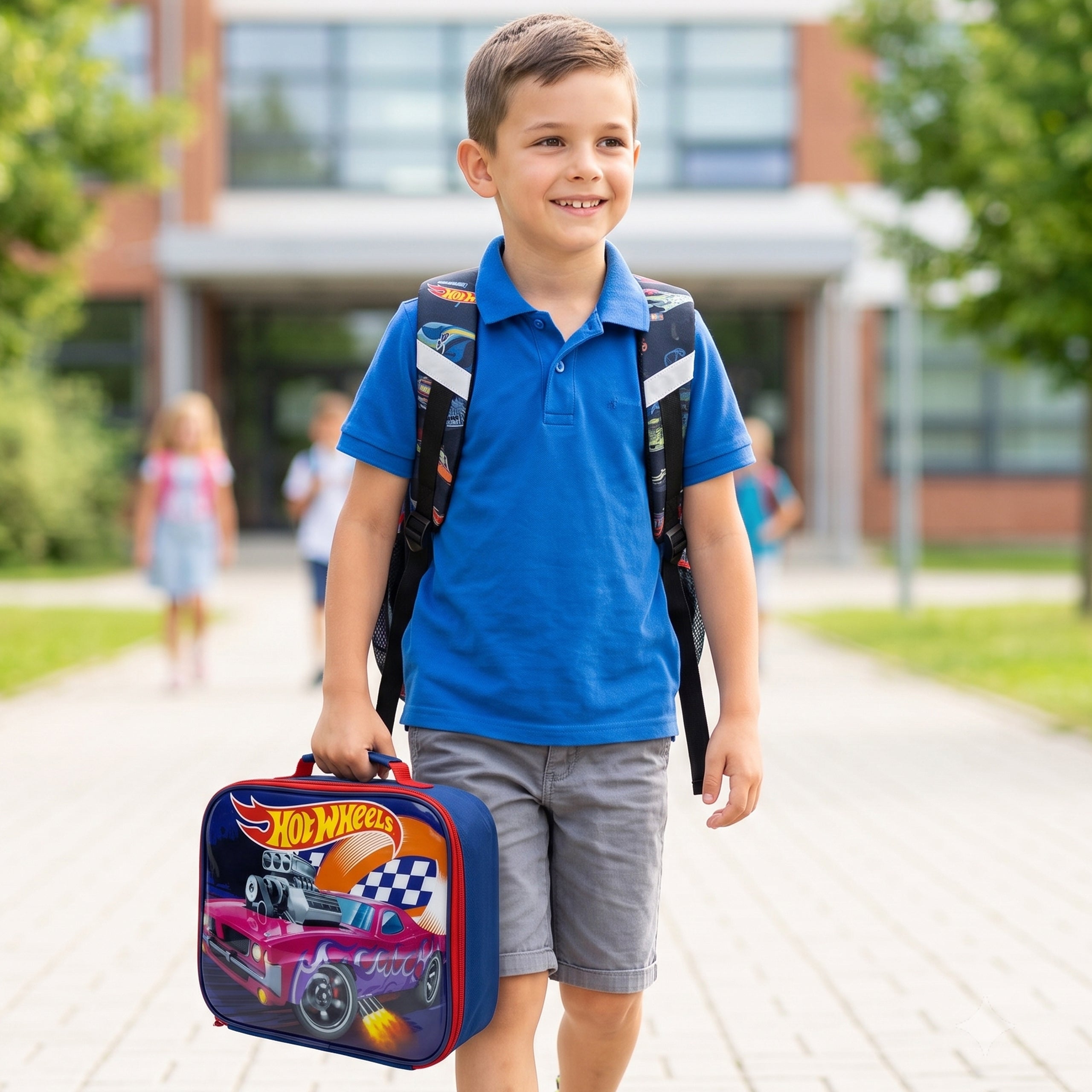 Hot Wheels Racing Car Lunch Bag
