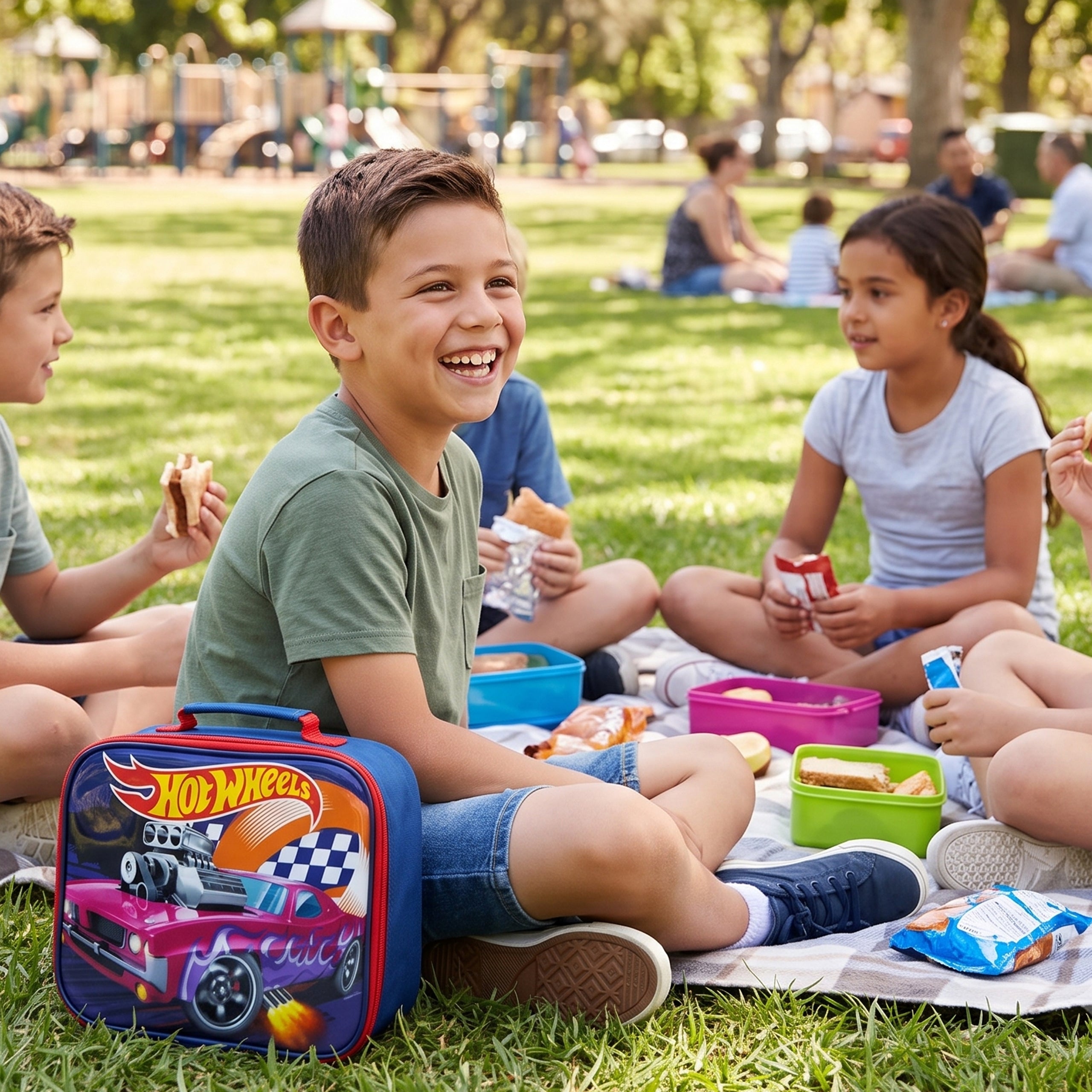 Hot Wheels Racing Car Lunch Bag