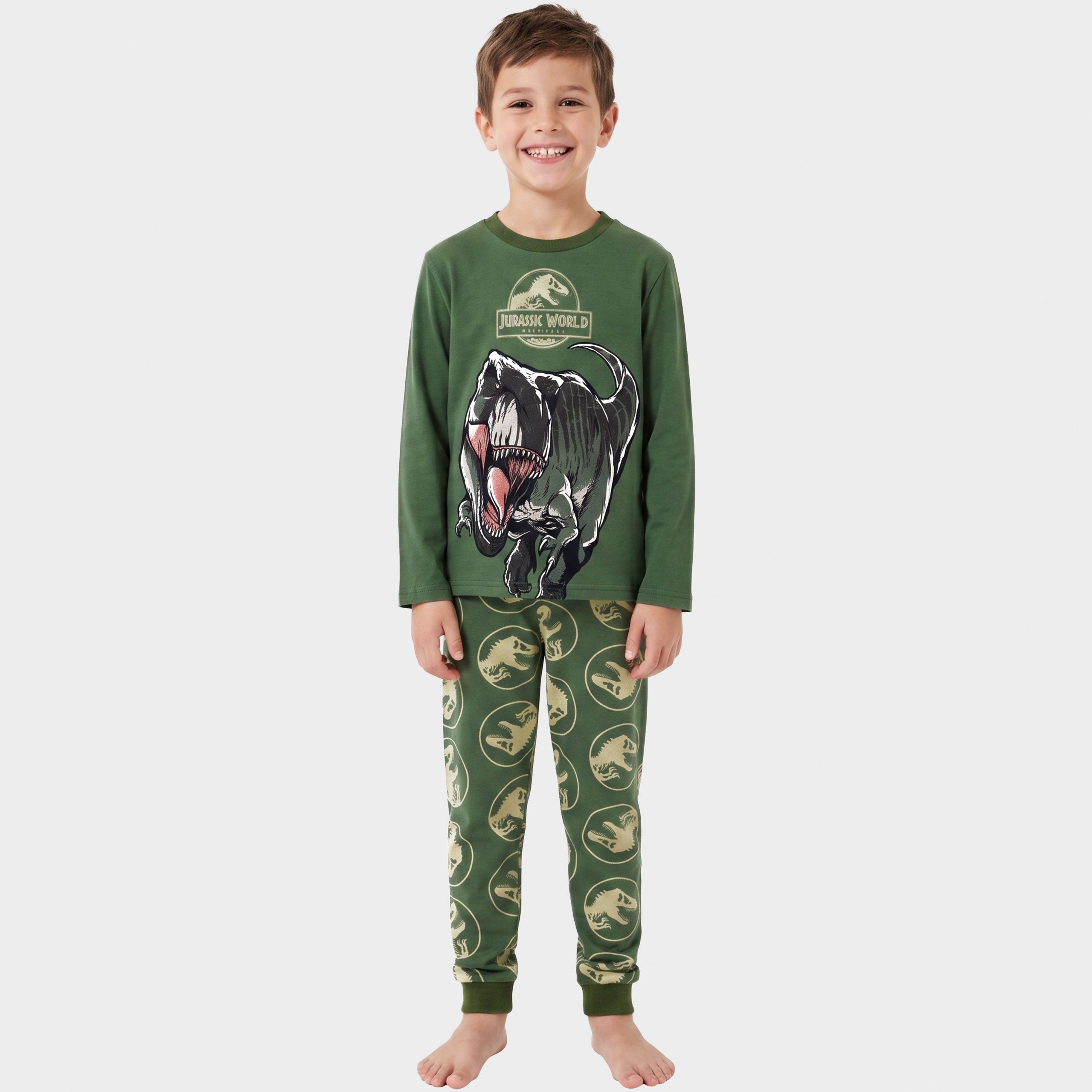 Jurassic World T-Rex Long Sleeve Pyjamas