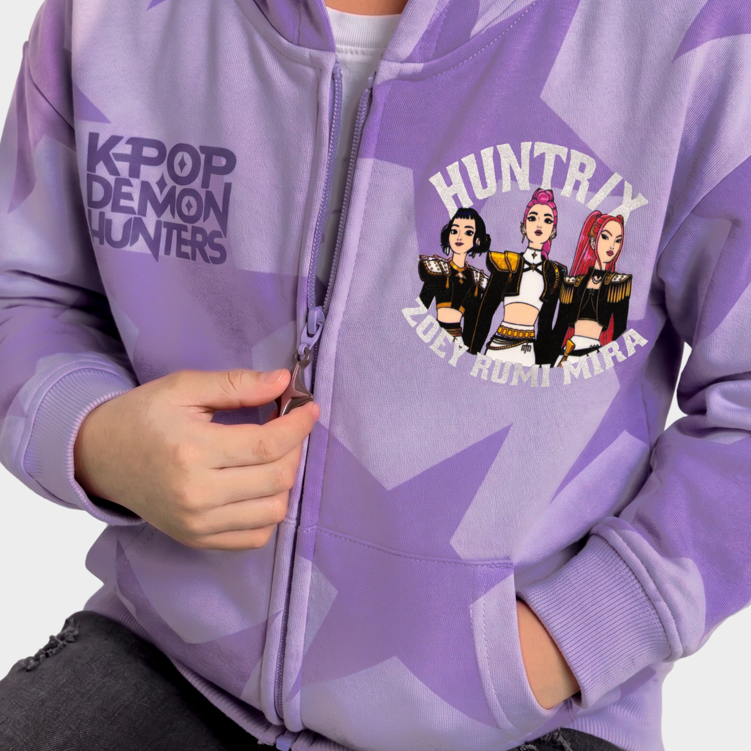 Kpop Demon Hunters Zip up Hoodie