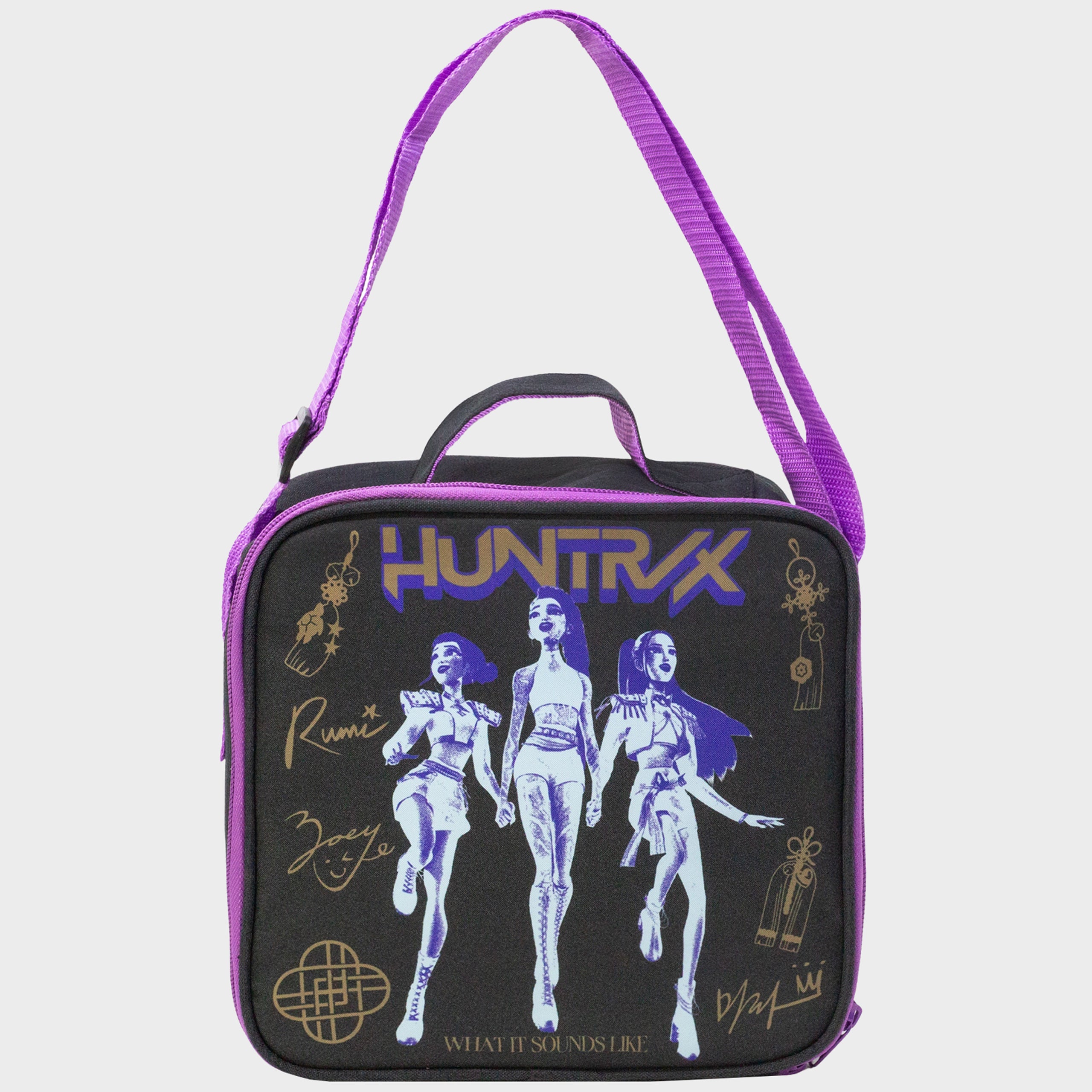 KPop Demon Hunters Rumi, Zoey & Mira Lunch Bag