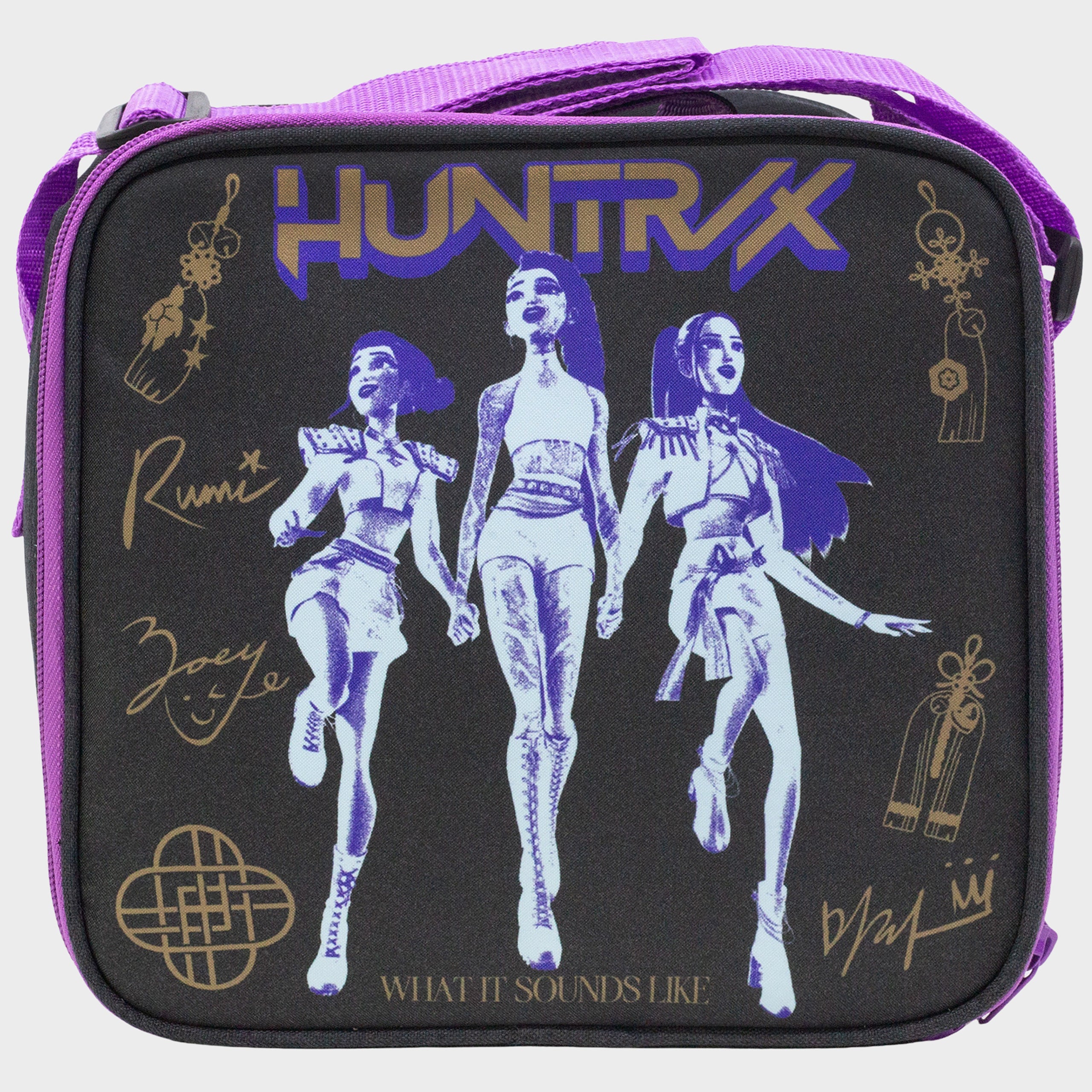 KPop Demon Hunters Rumi, Zoey & Mira Lunch Bag