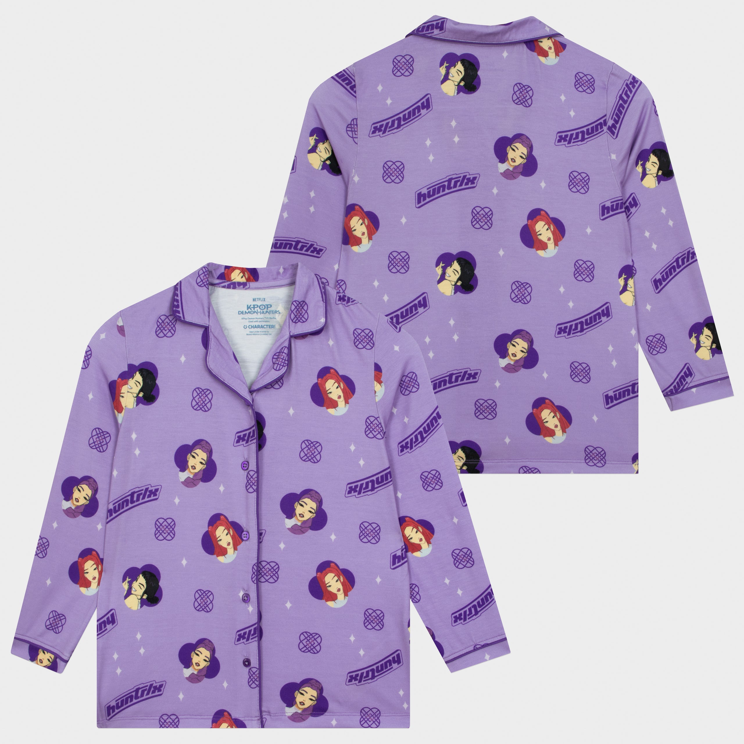 KPop Demon Hunters Button Down Pyjamas